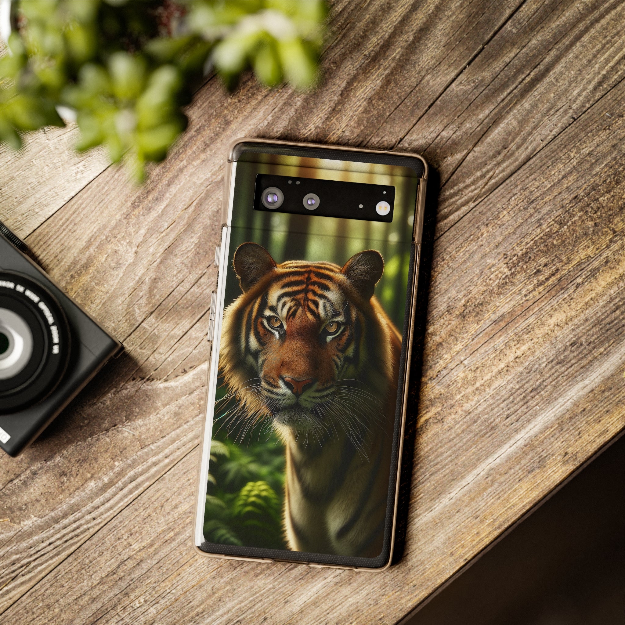 Curious Tiger - Soft Phone Case