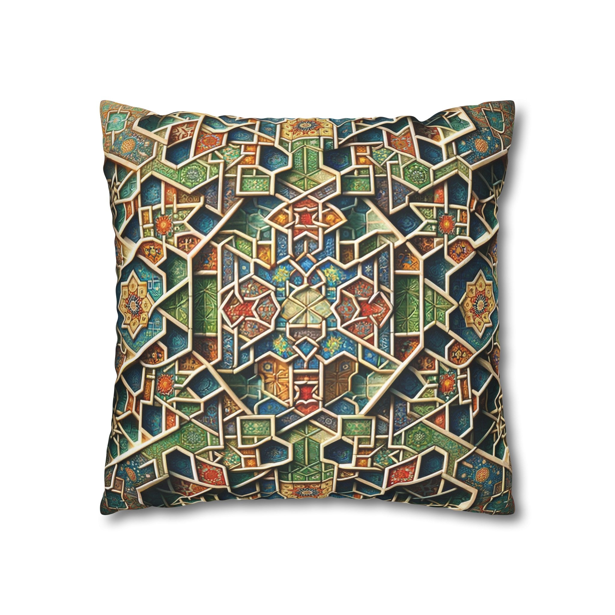 Persian Art (2) - Suede Square Pillowcase