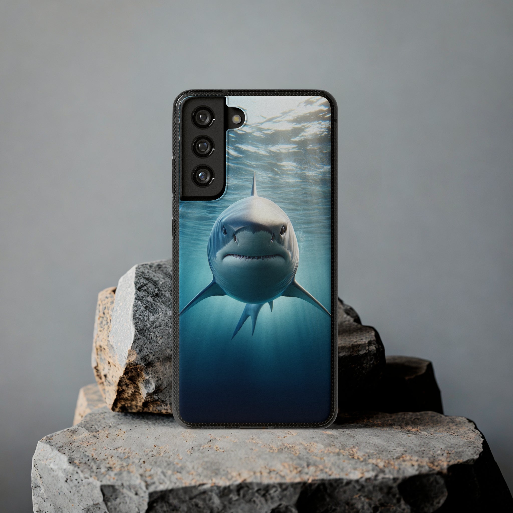 Curious Shark - Soft Phone Case