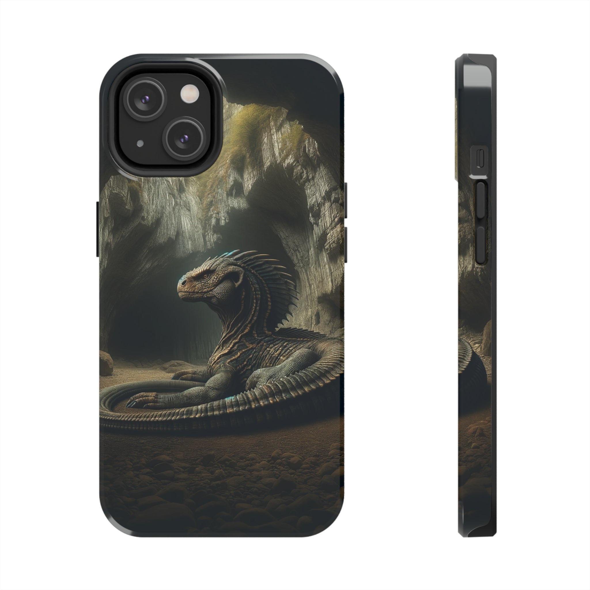 Basilisk in a cave - Tough Phone Case