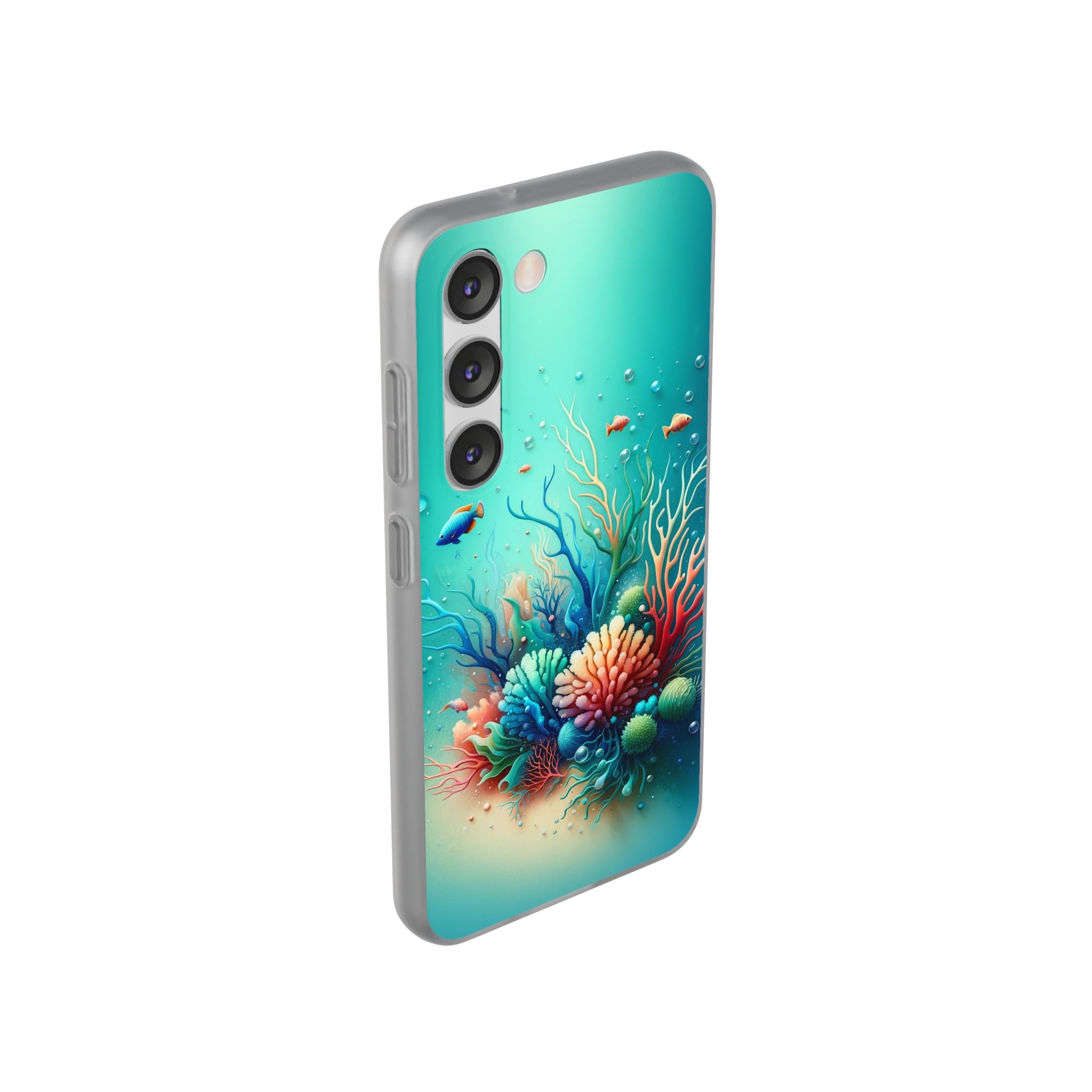 Fish around coral reef - Flexi Case (Samsung only)