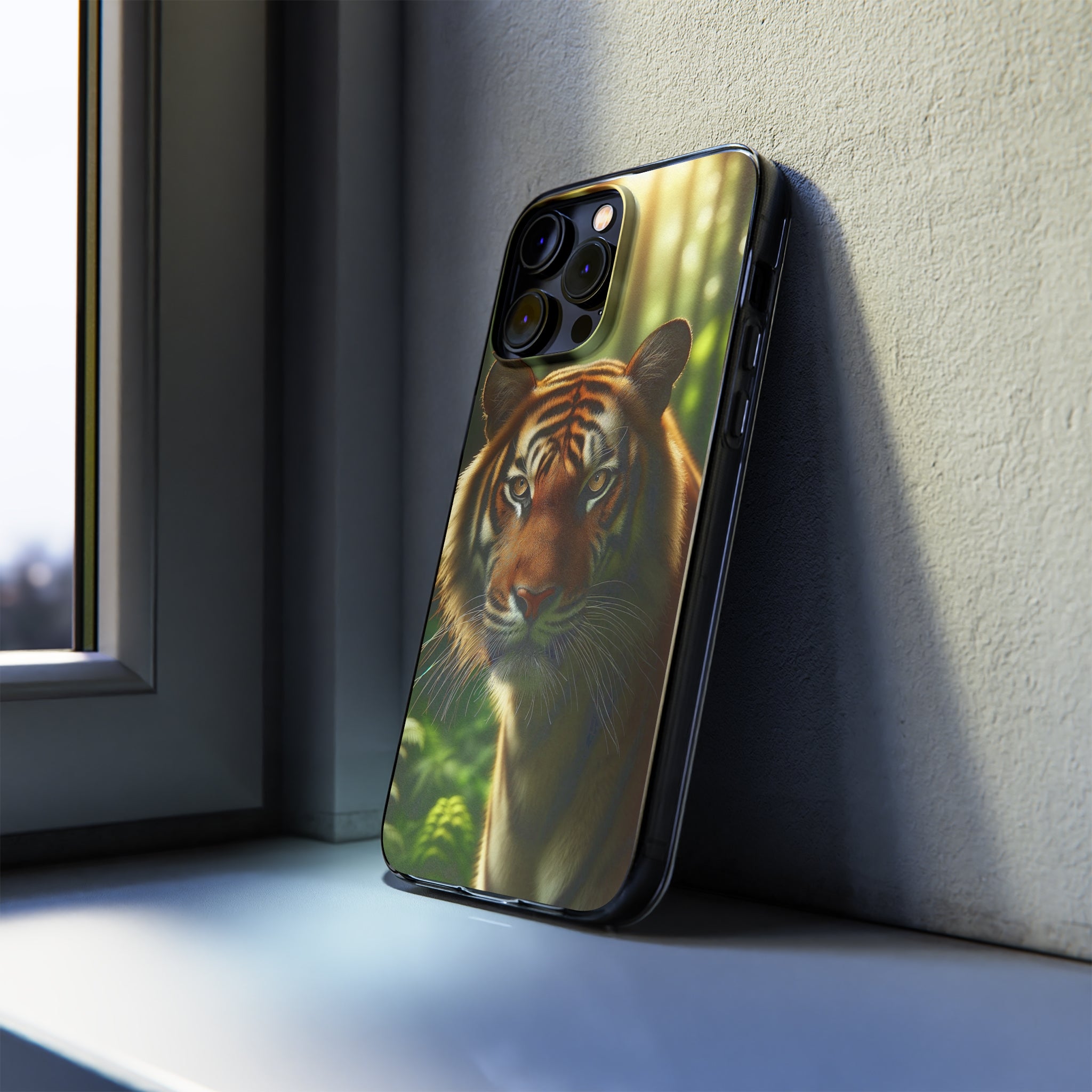 Curious Tiger - Soft Phone Case