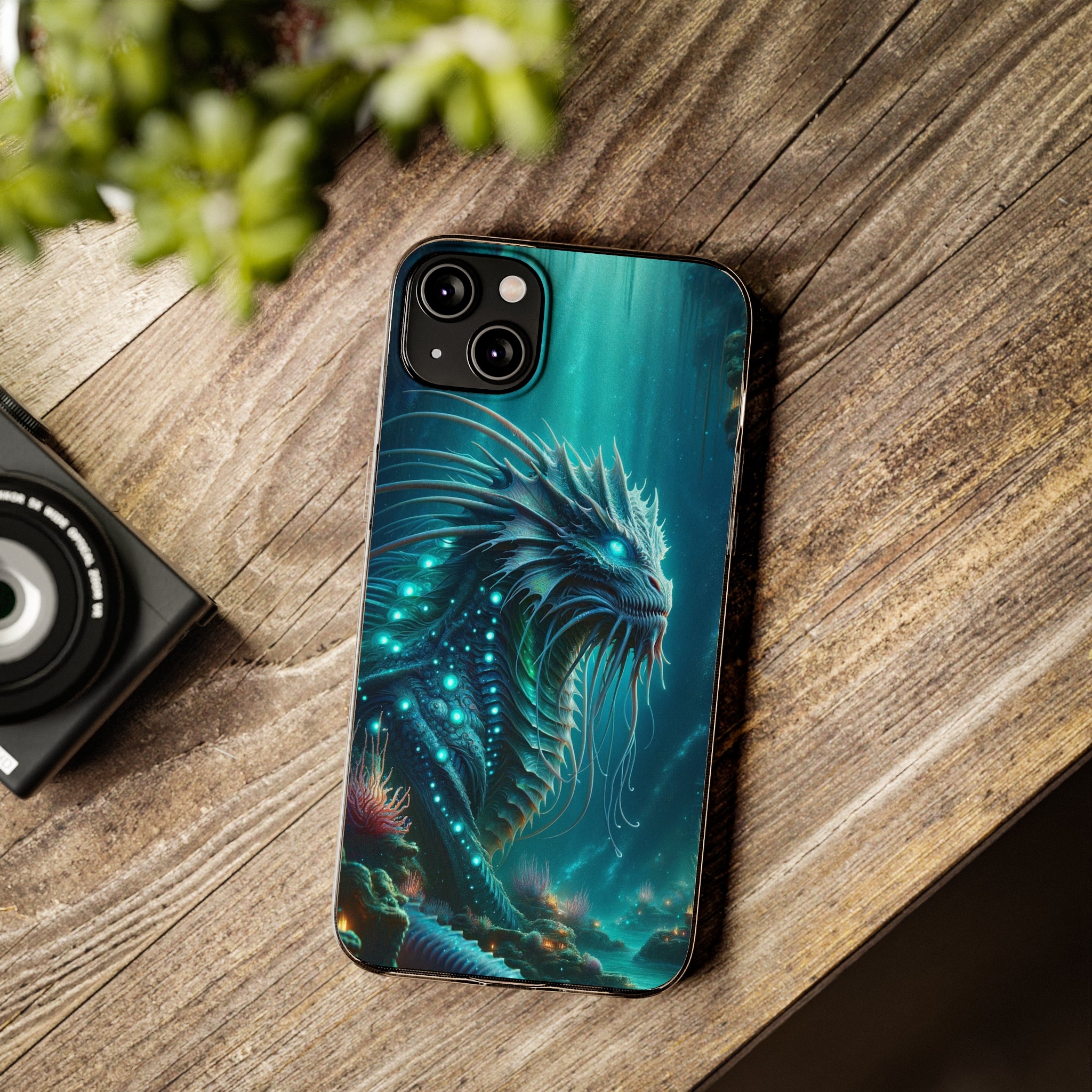 Sea monster - Soft Phone Case