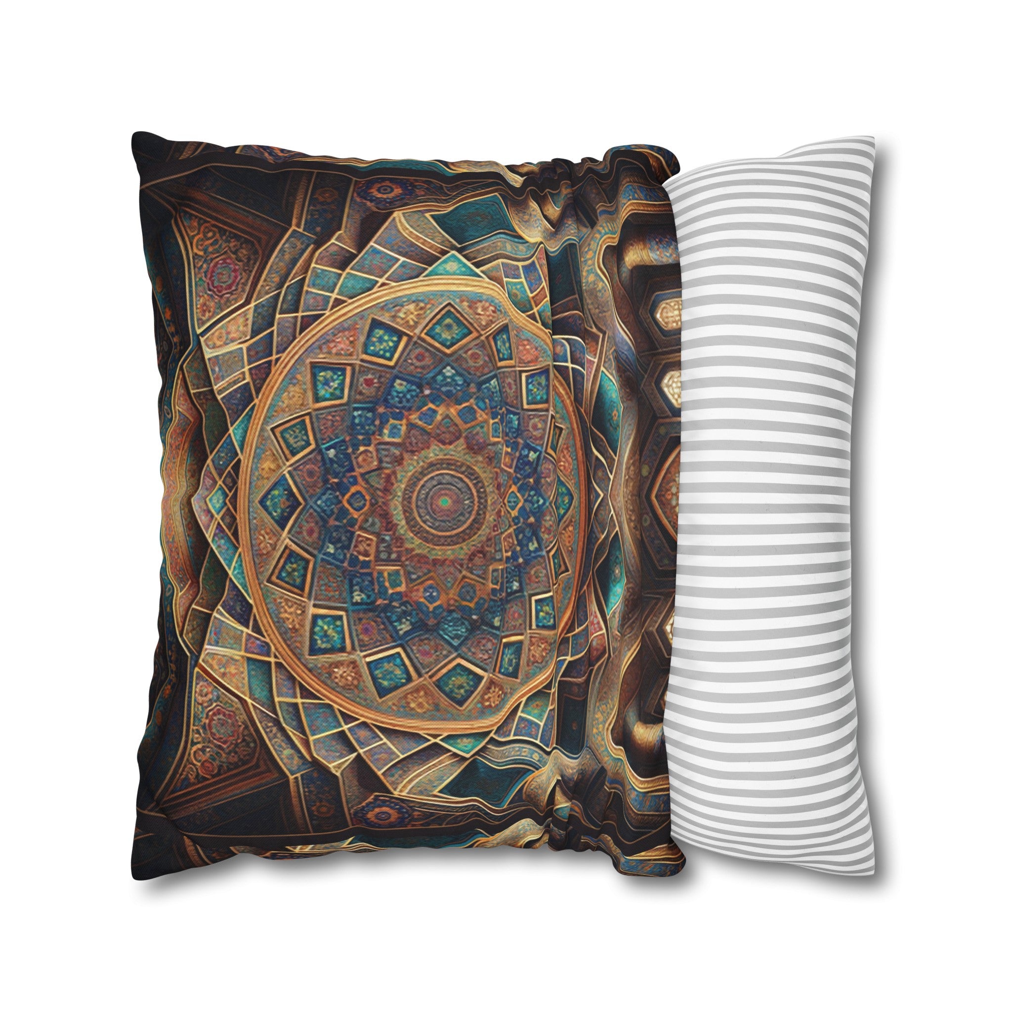 Persian Art 5 - Polyester Square Pillowcase