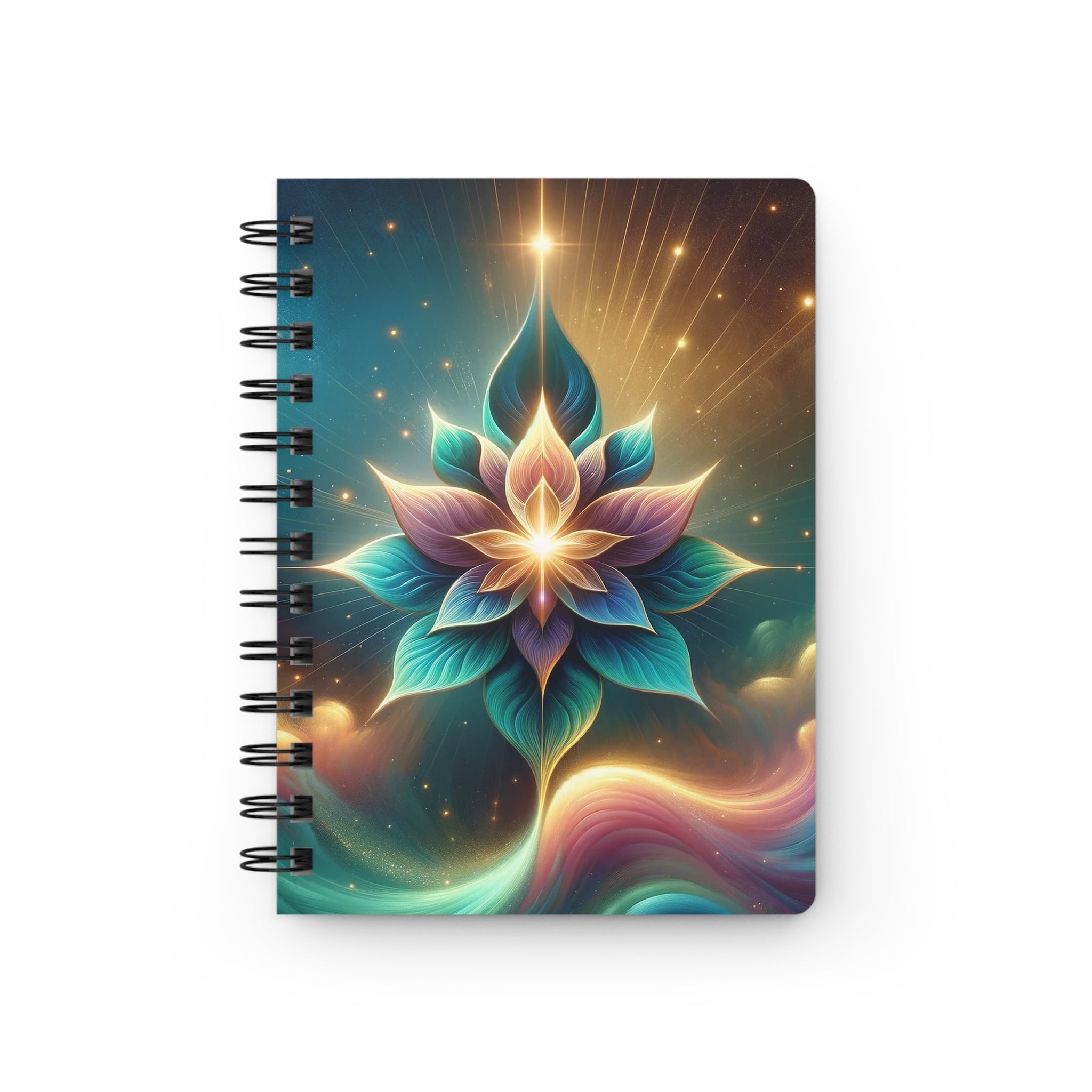 Sparkling flower 2 - Spiral Notebook