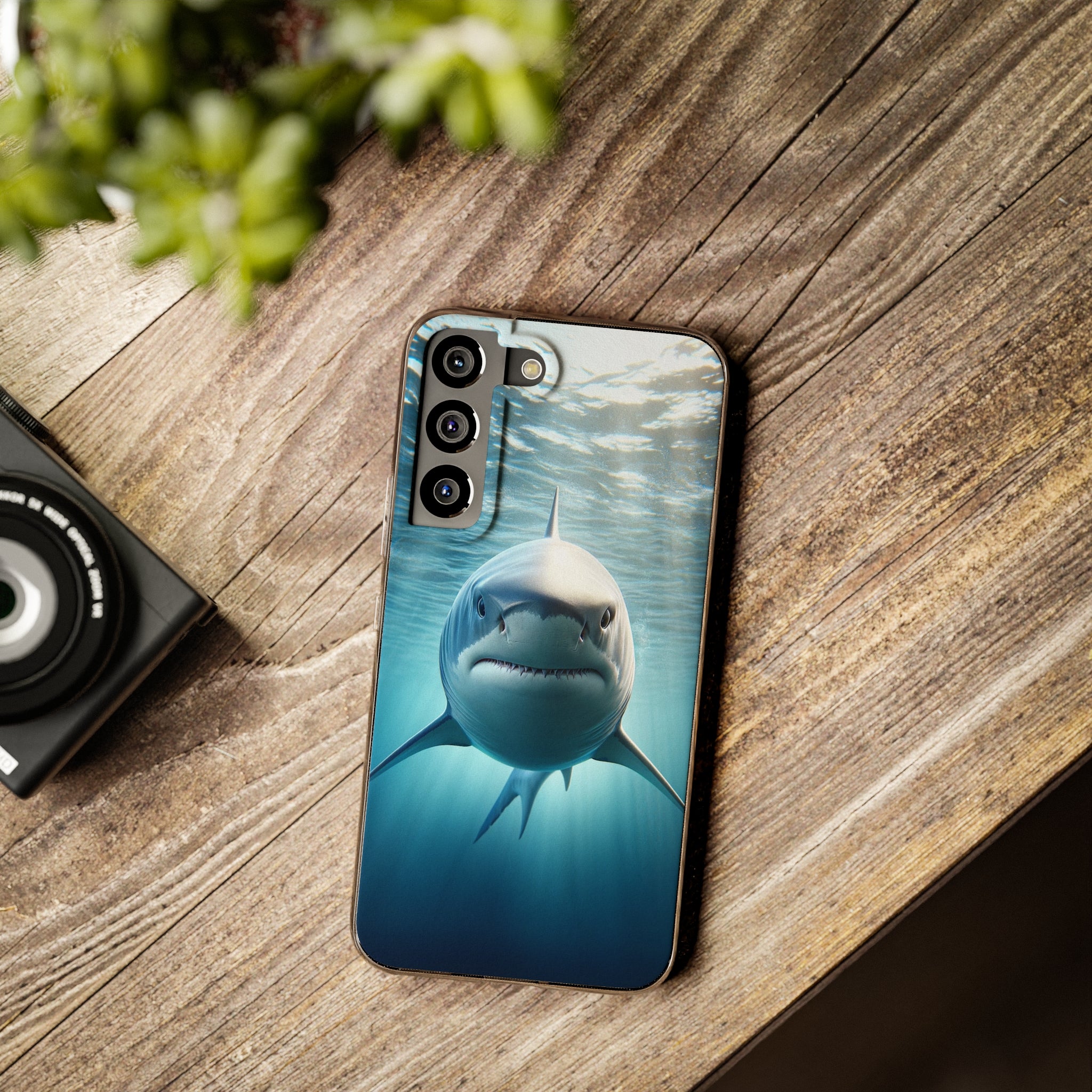 Curious Shark - Soft Phone Case