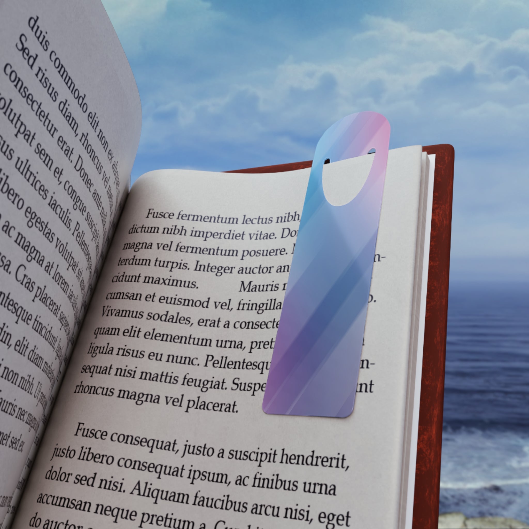 Diagonal, pastel lines 4 - Bookmark