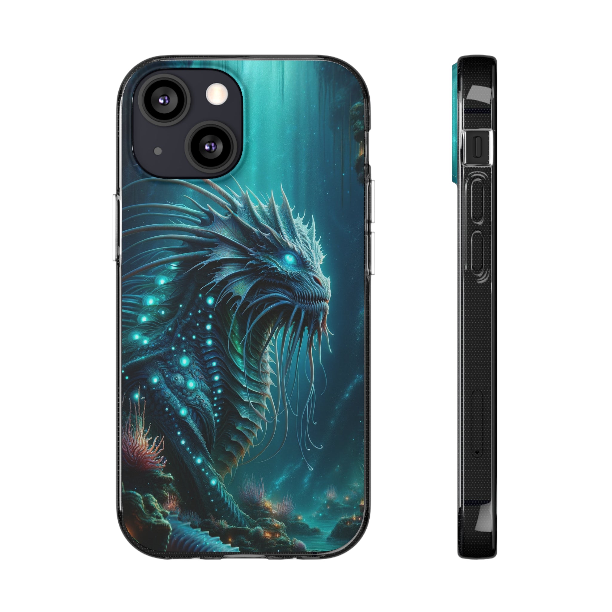 Sea monster - Soft Phone Case