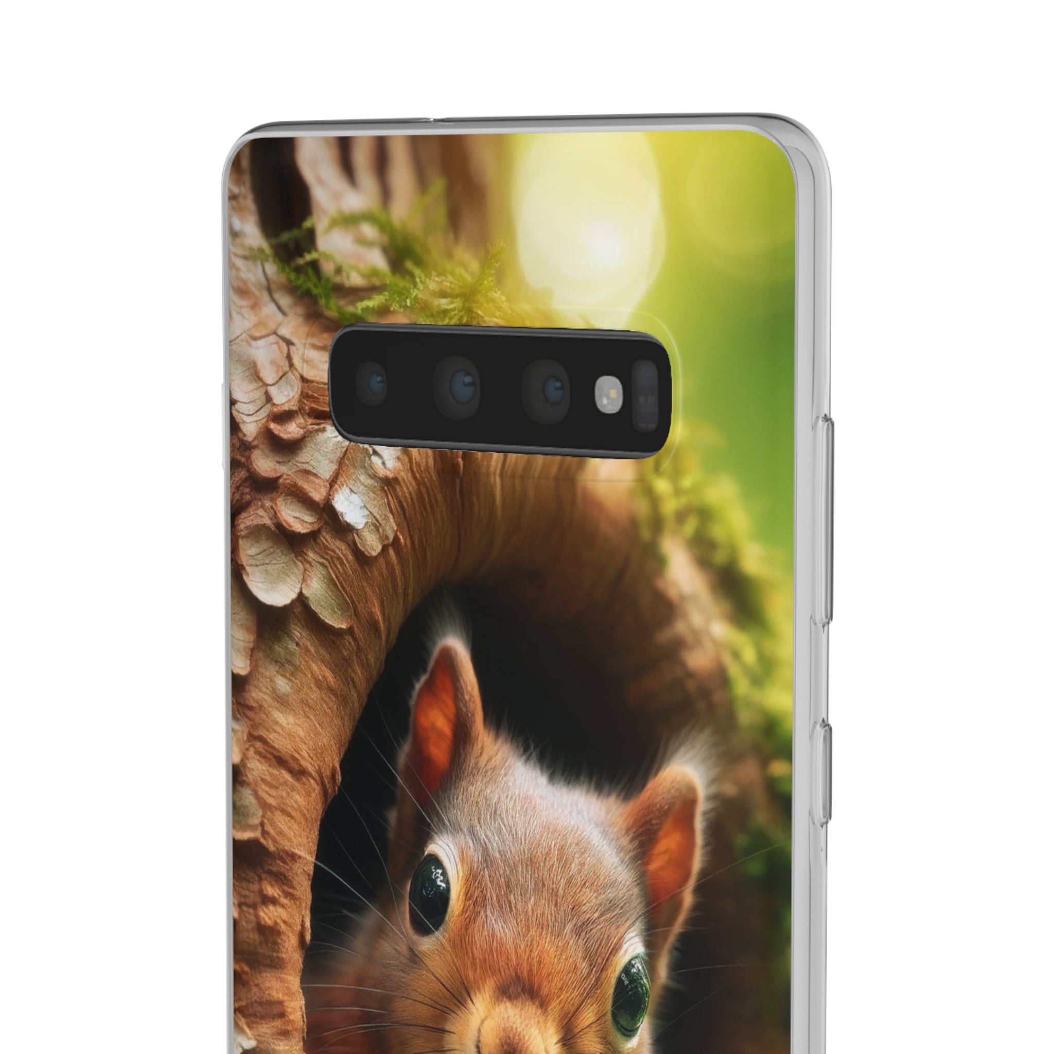 Squirrel in a treehole - Flexi Case (Samsung only)