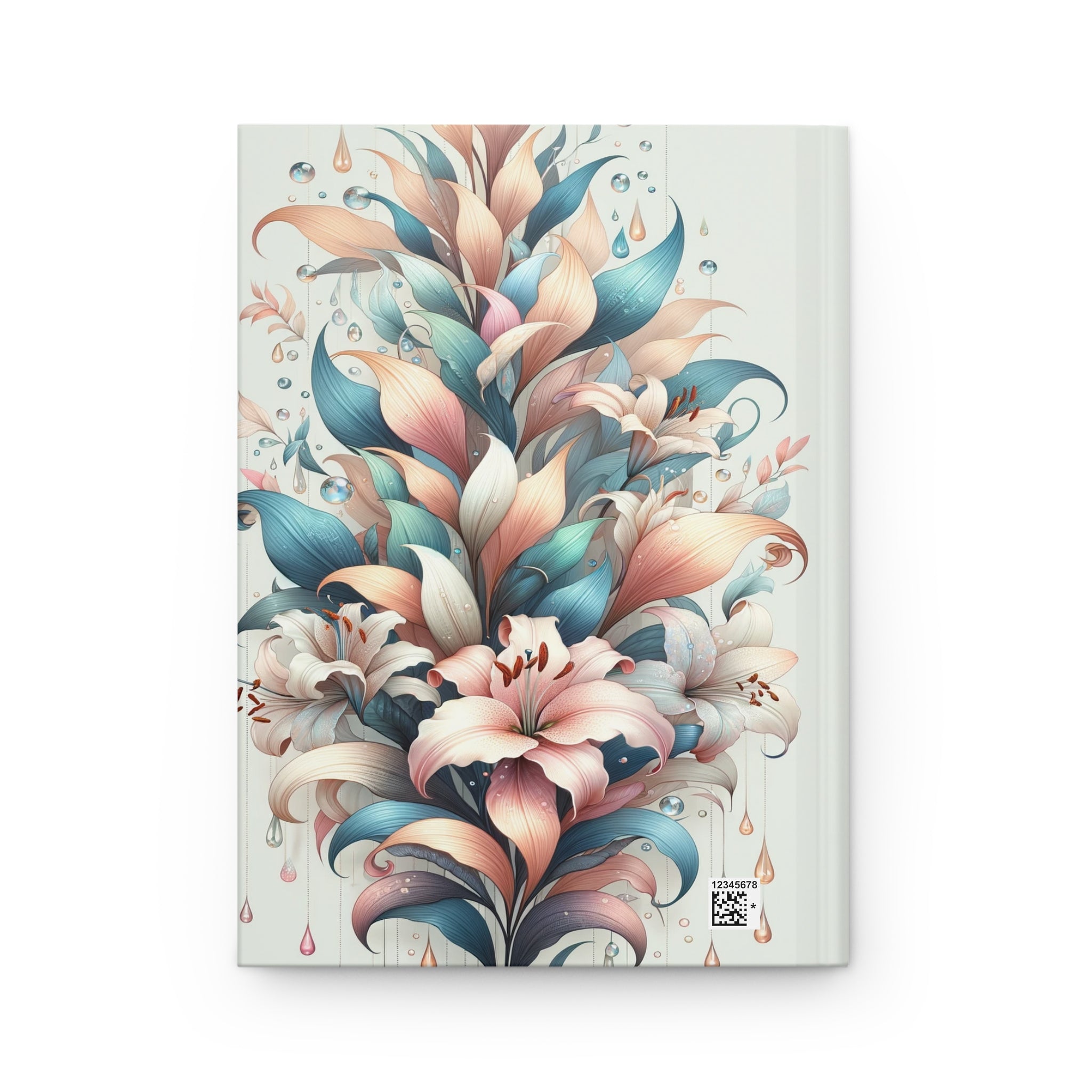 Lilies Pastel 1 - Hardcover Notebook