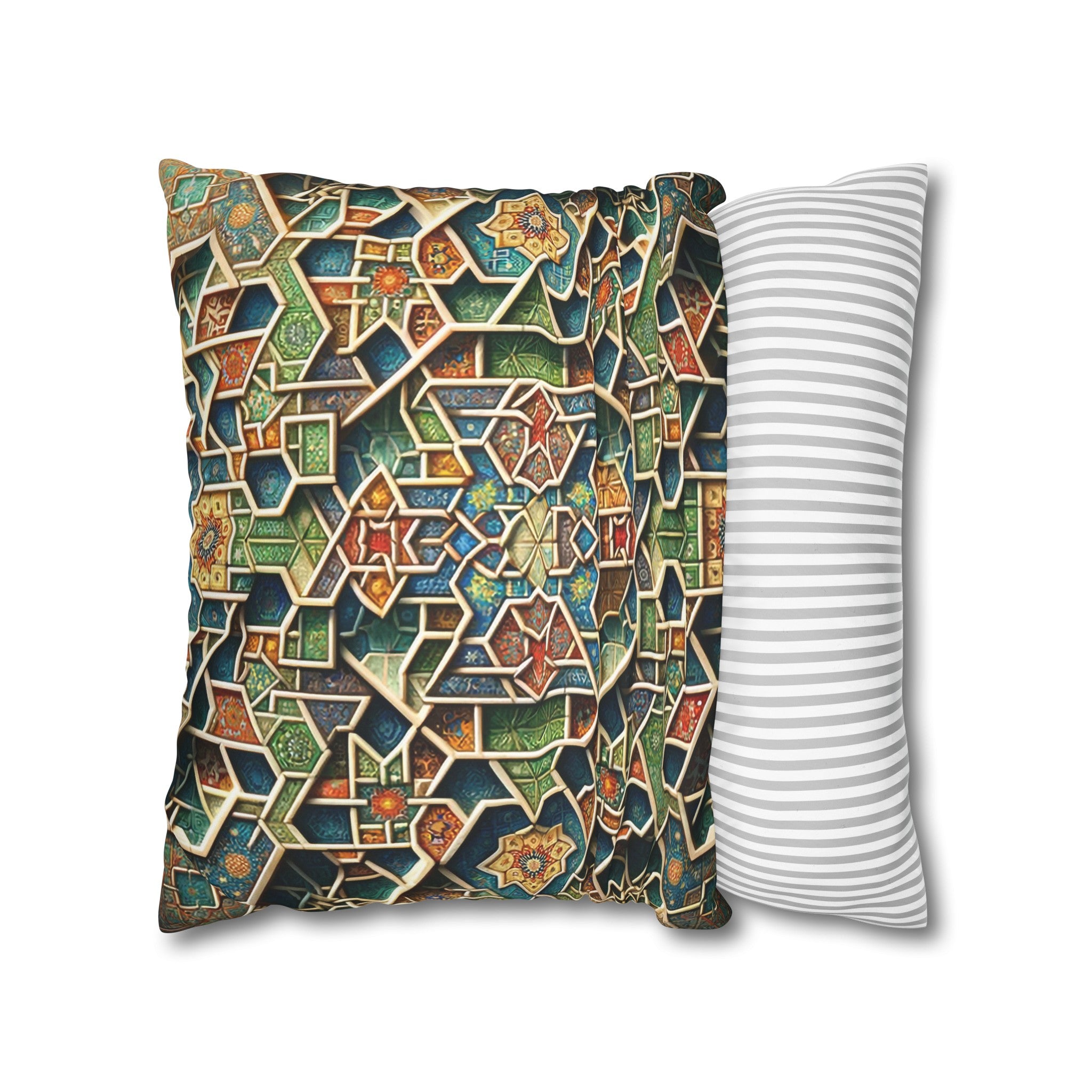 Persian Art (2) - Suede Square Pillowcase