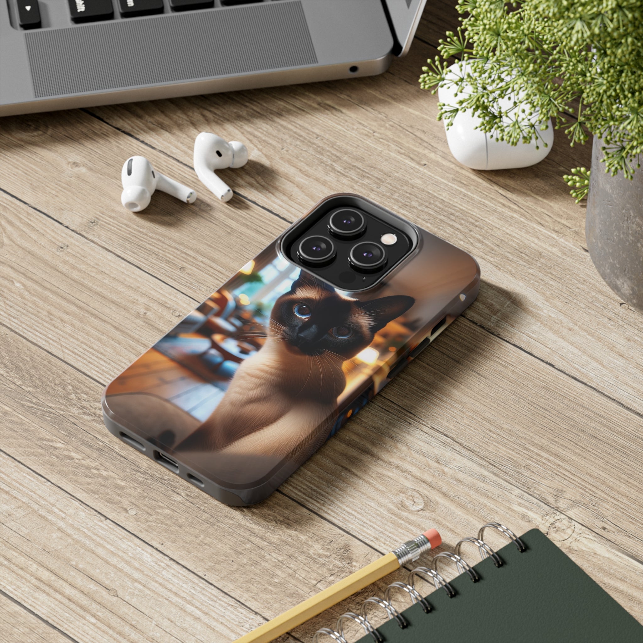 Curious cat - Tough Phone Case