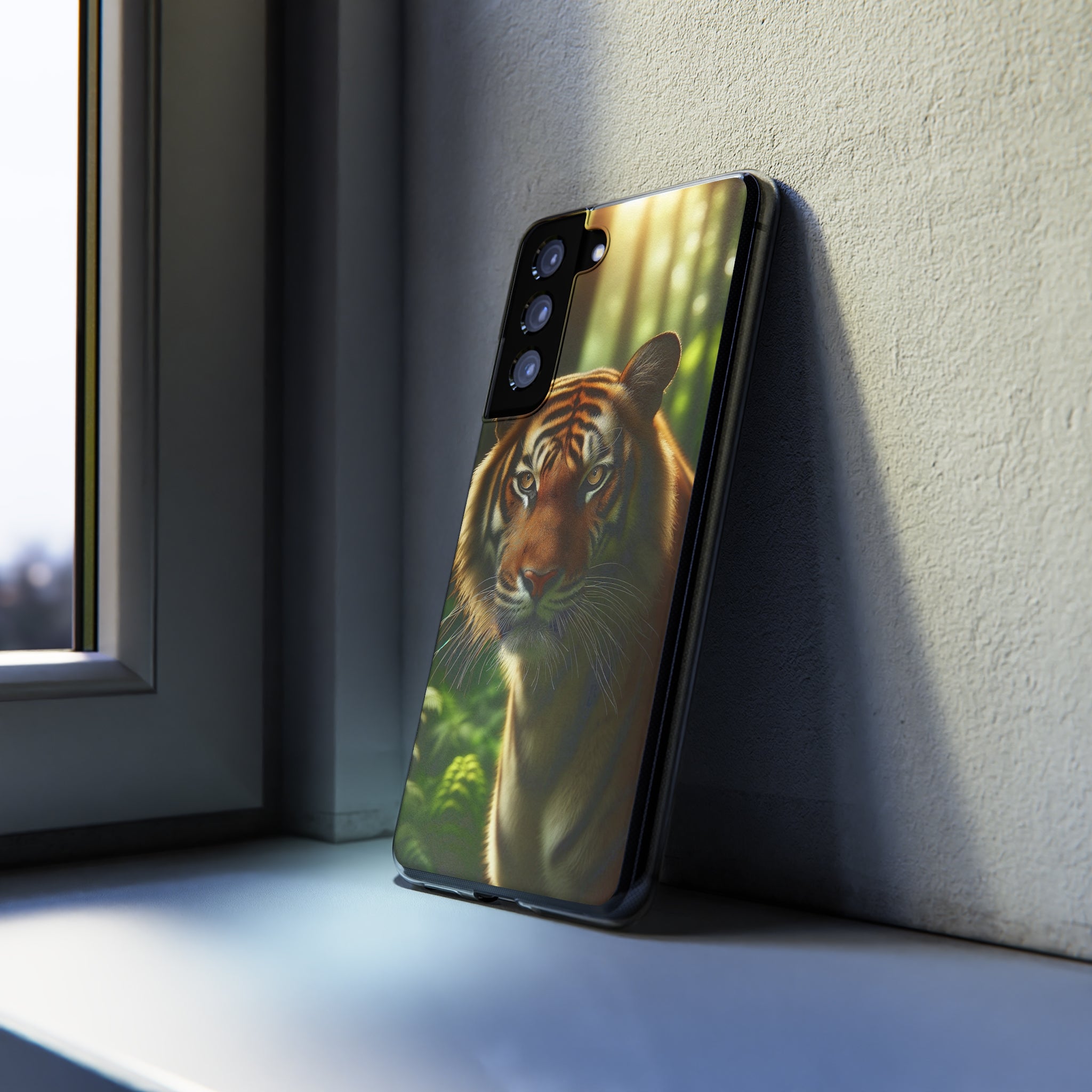 Curious Tiger - Soft Phone Case