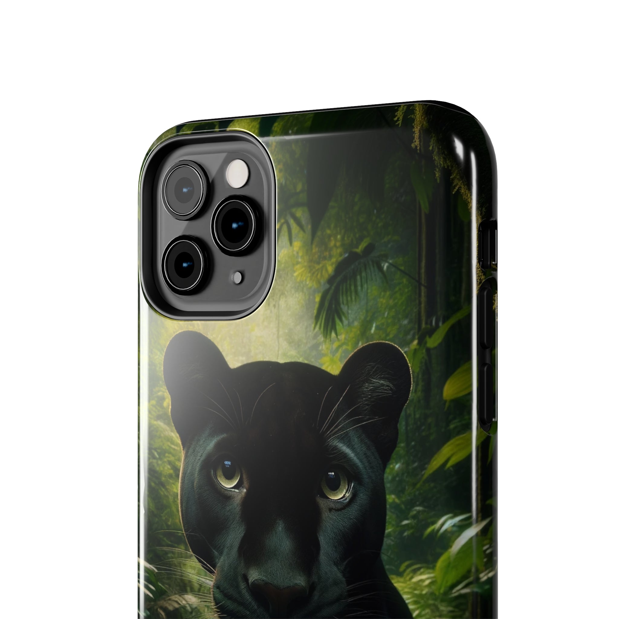 Curious black panther - Tough Phone Case