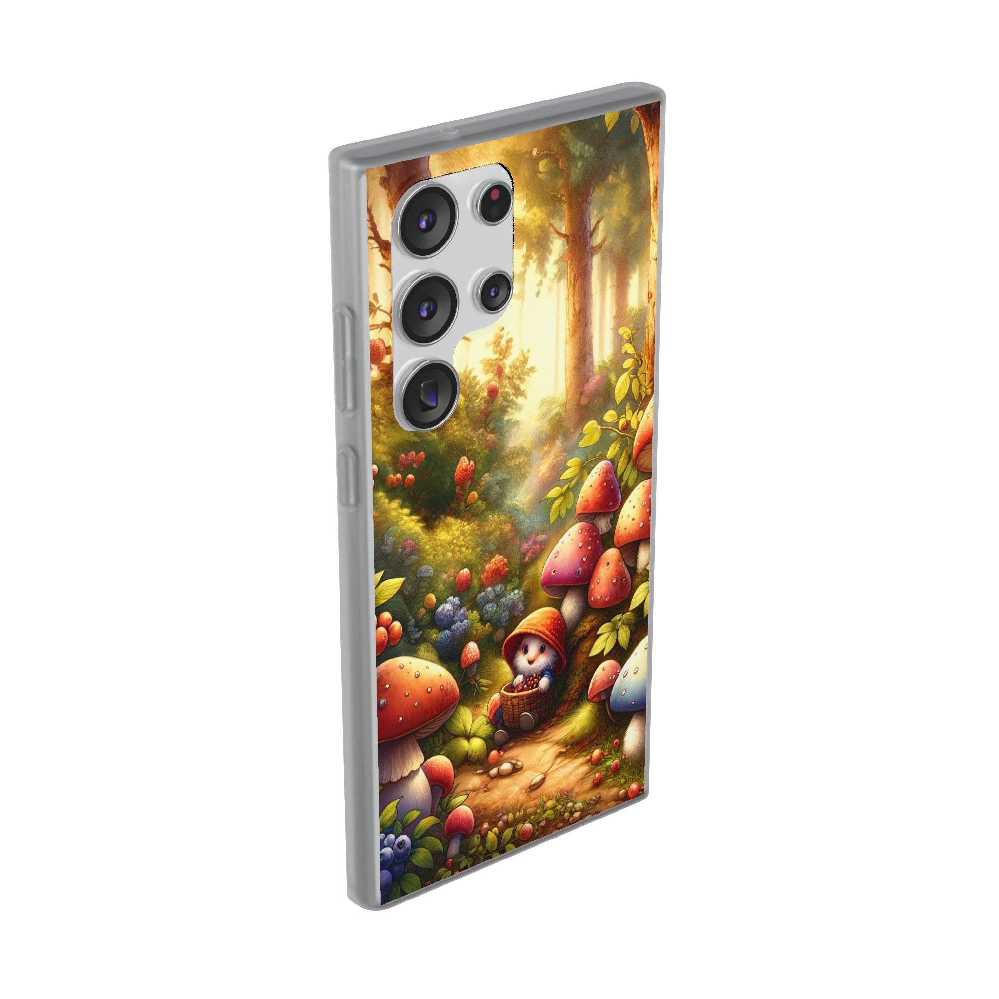 Gnome and mushrooms - Flexi Case (Samsung only)