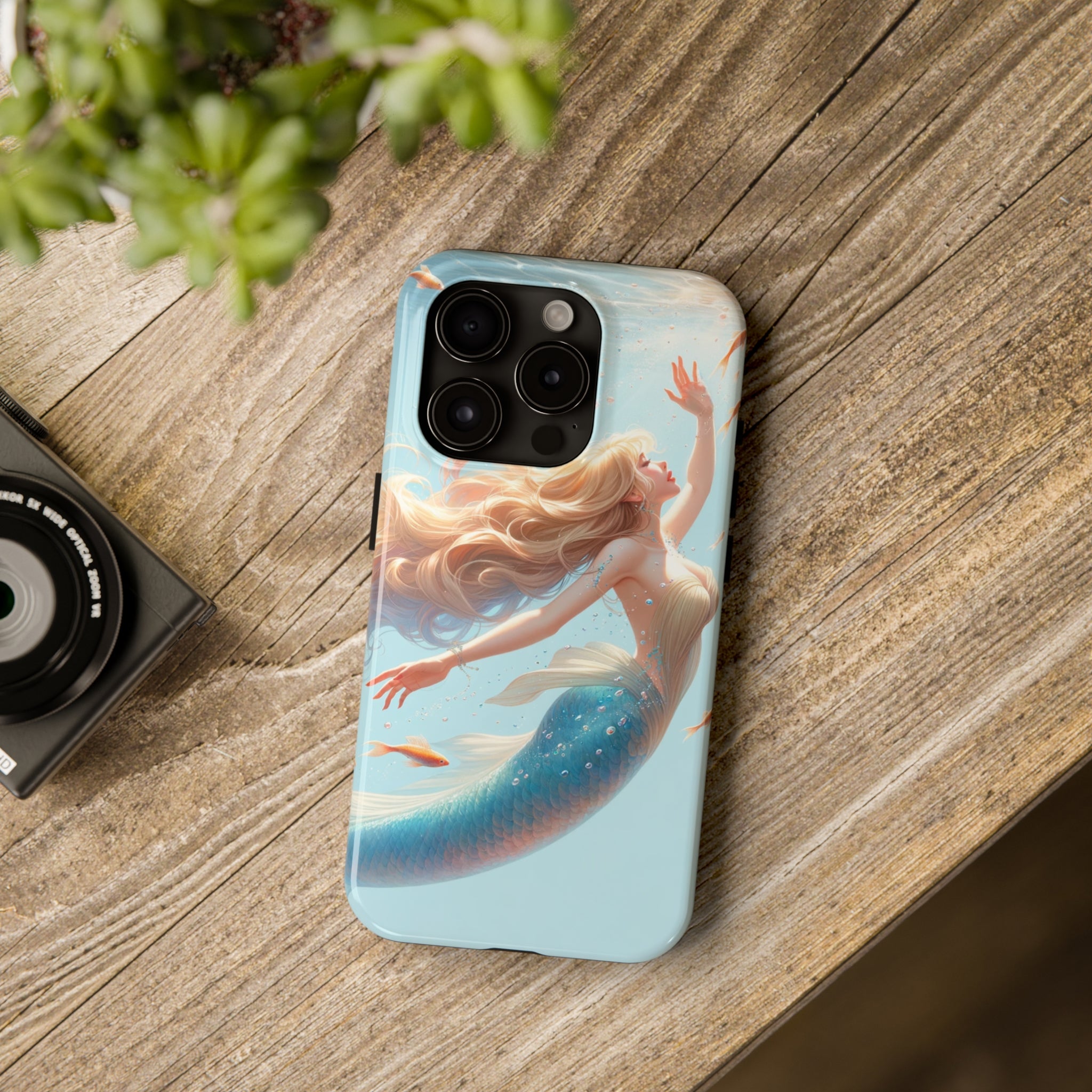 Blond mermaid - Tough Phone Case