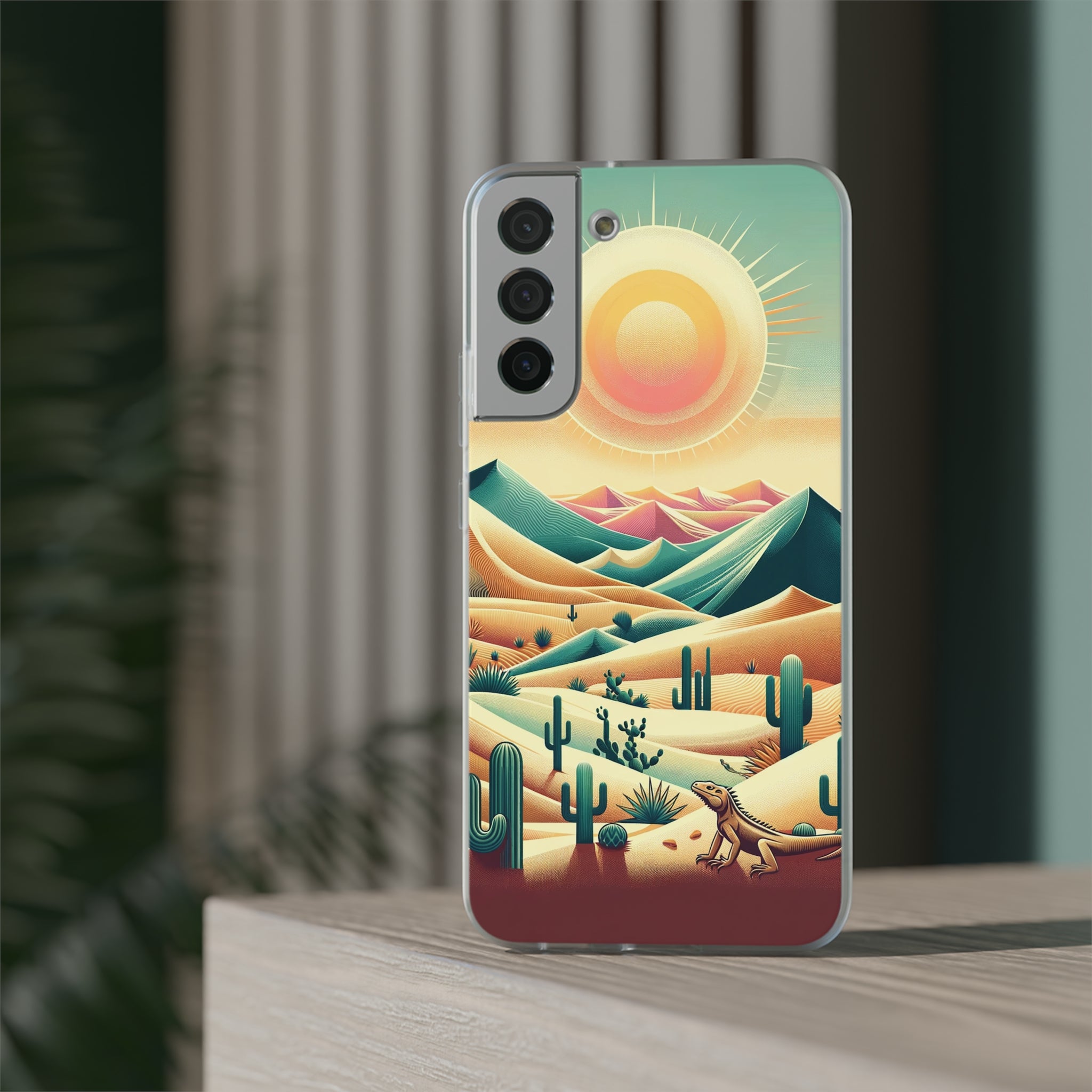 Iguana in the desert - Flexi Case (Samsung only)