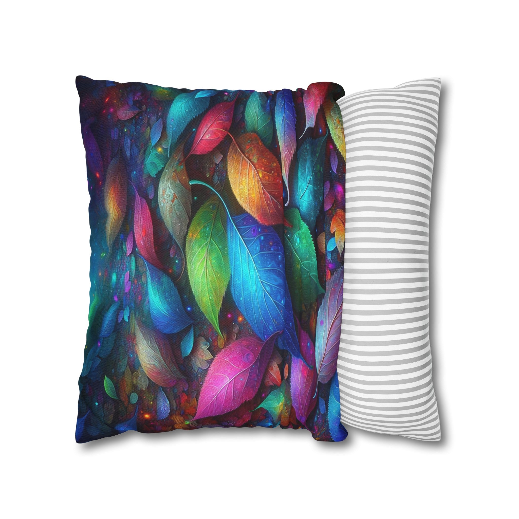 Magical Leaves 3 - Polyester Square Pillowcase