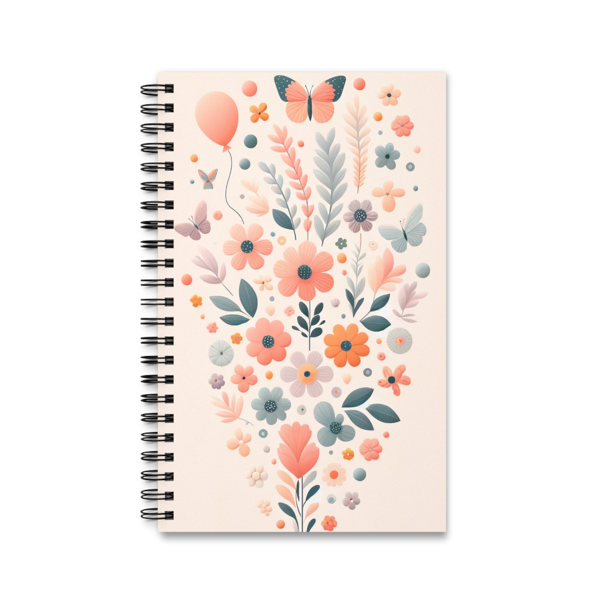 Bouquet of flowers, balloons and butterflies 1 - Spiral Journal (EU)