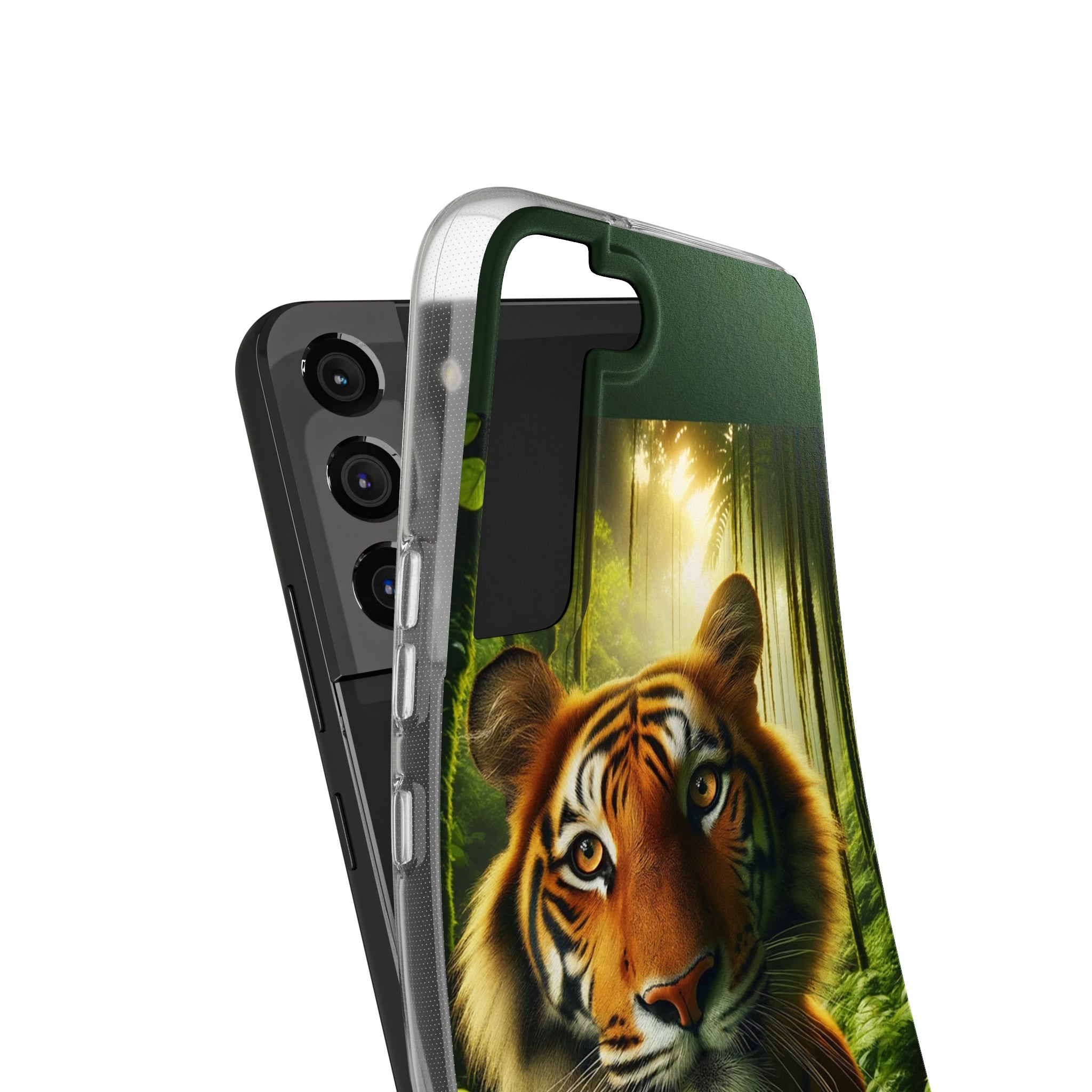 Curious Tiger - Soft Phone Cases