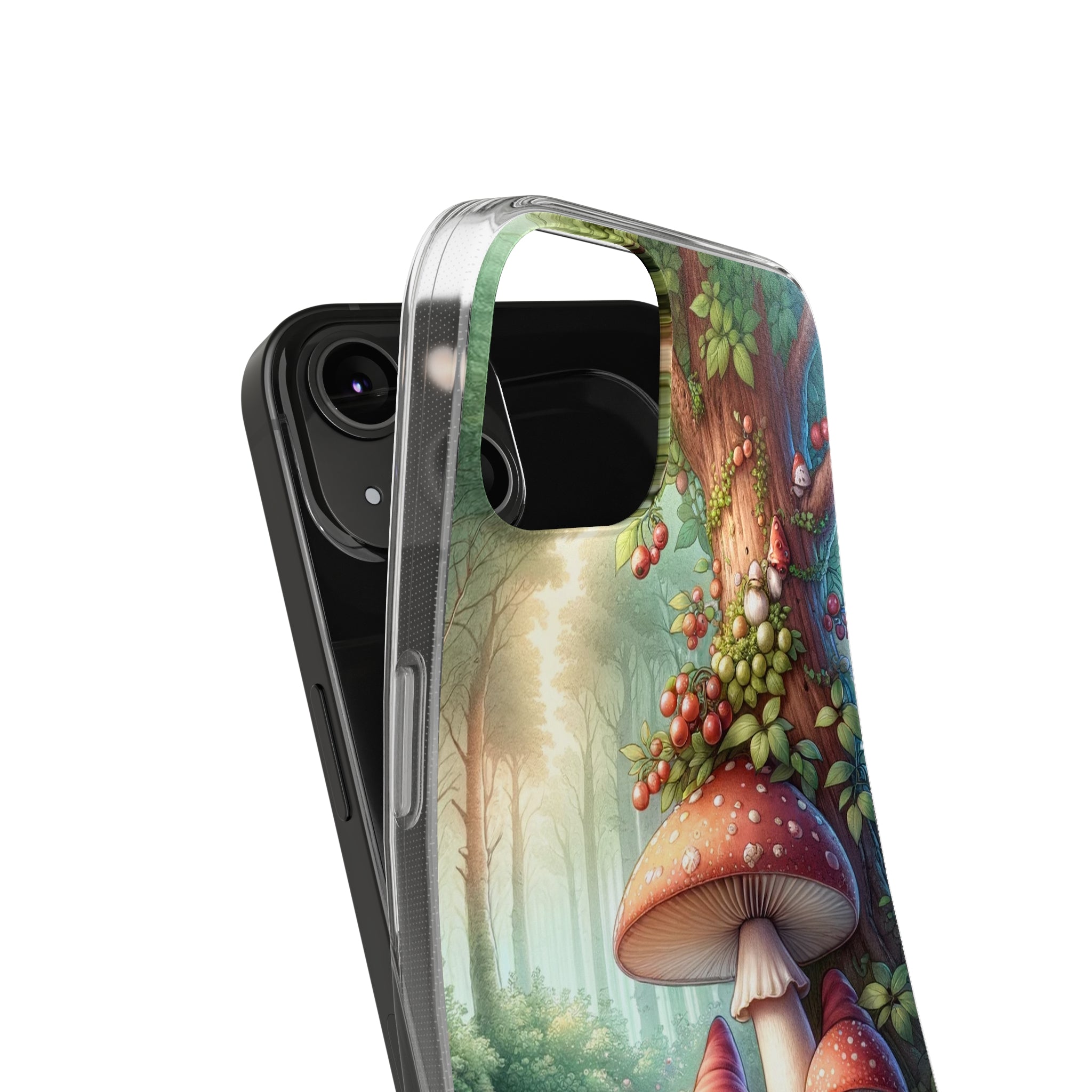 Gnomes and mushrooms - Soft Phone Case