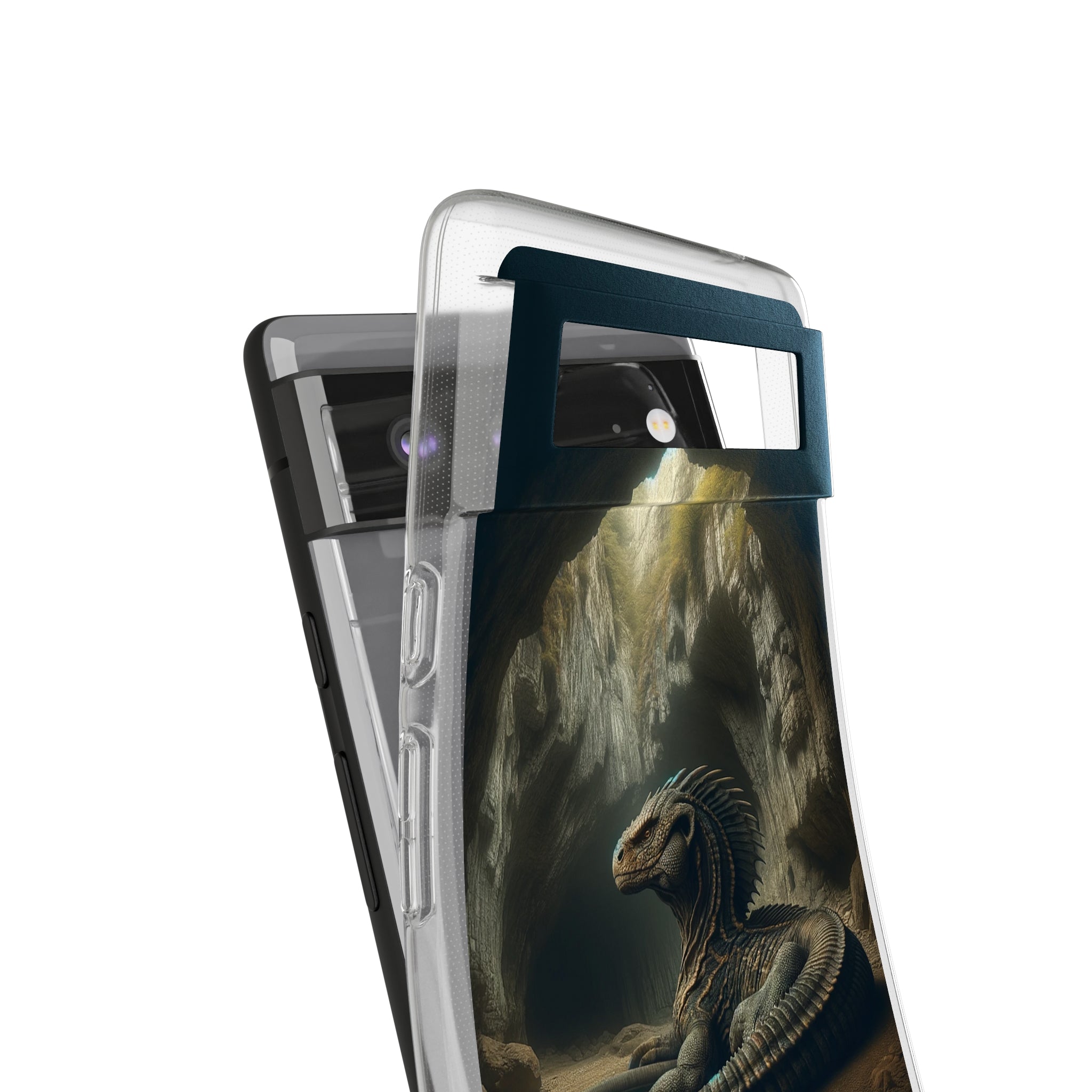 Basilisk in a cave - Soft Phone Case