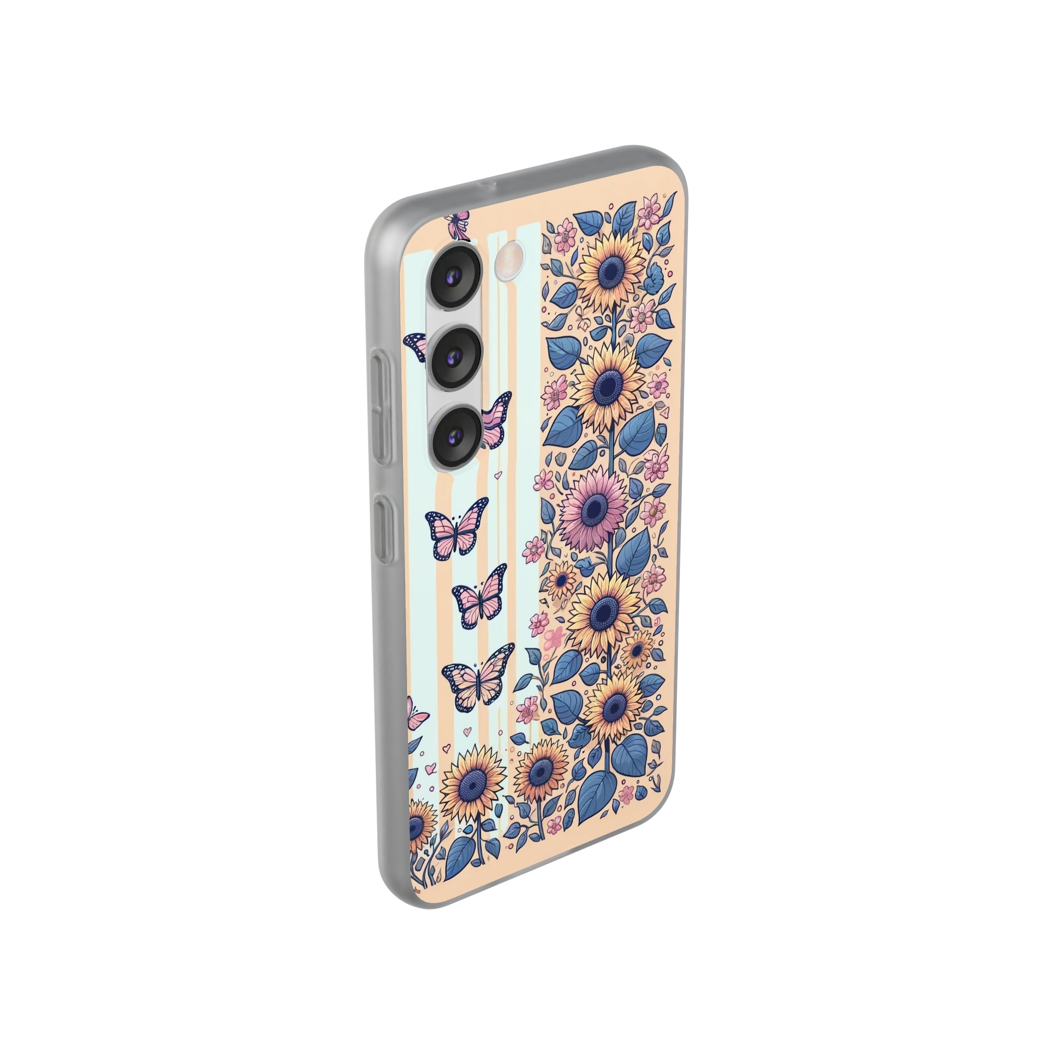 Sunflowers and butterflies - Flexi Case (Samsung only)