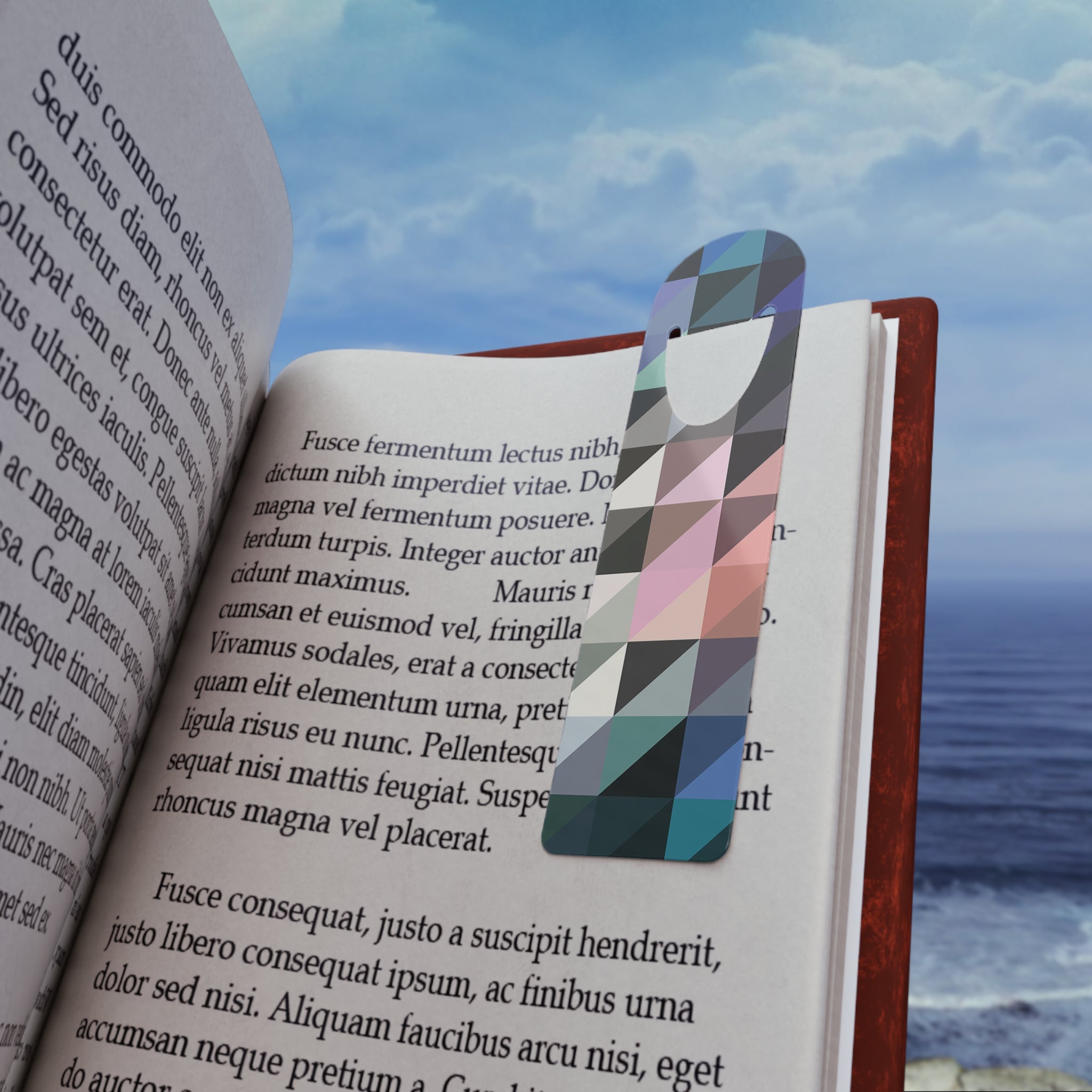 Multi coloured triangles 3 - Bookmark