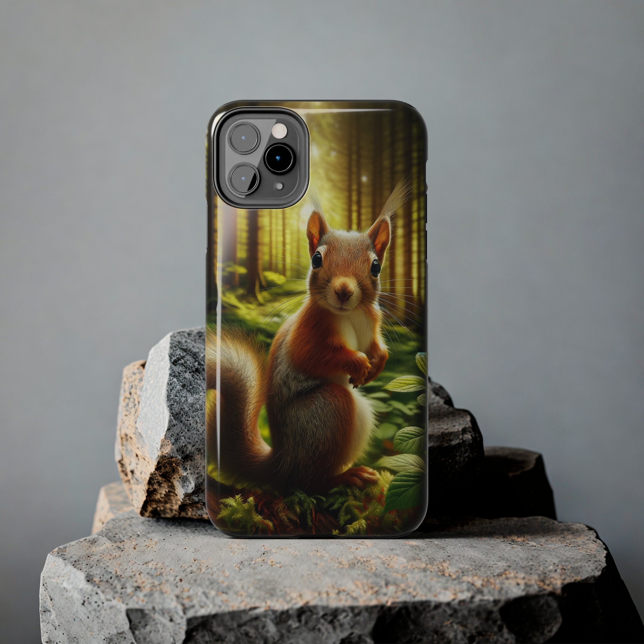 Curious squirrel - Tough Phone Case