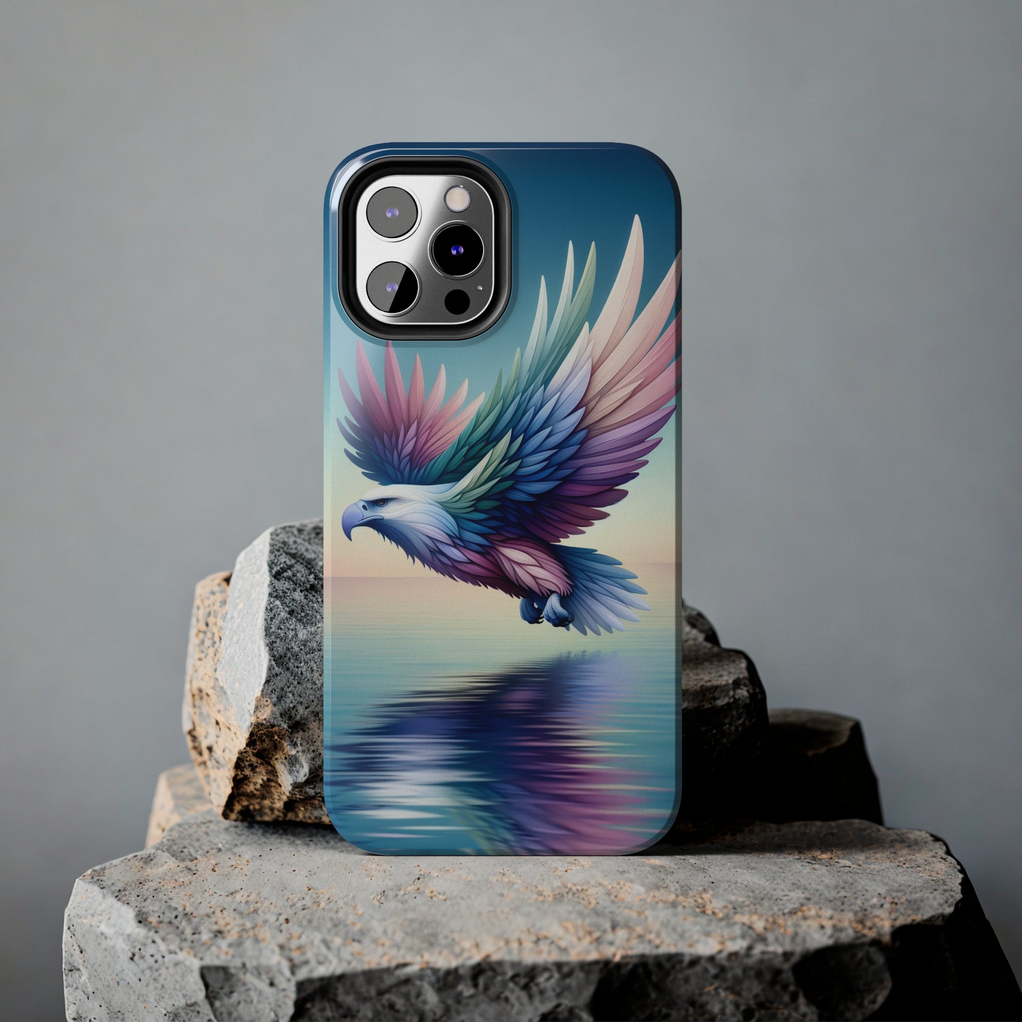 Eagle with colourful feathers - Tough Phone Case