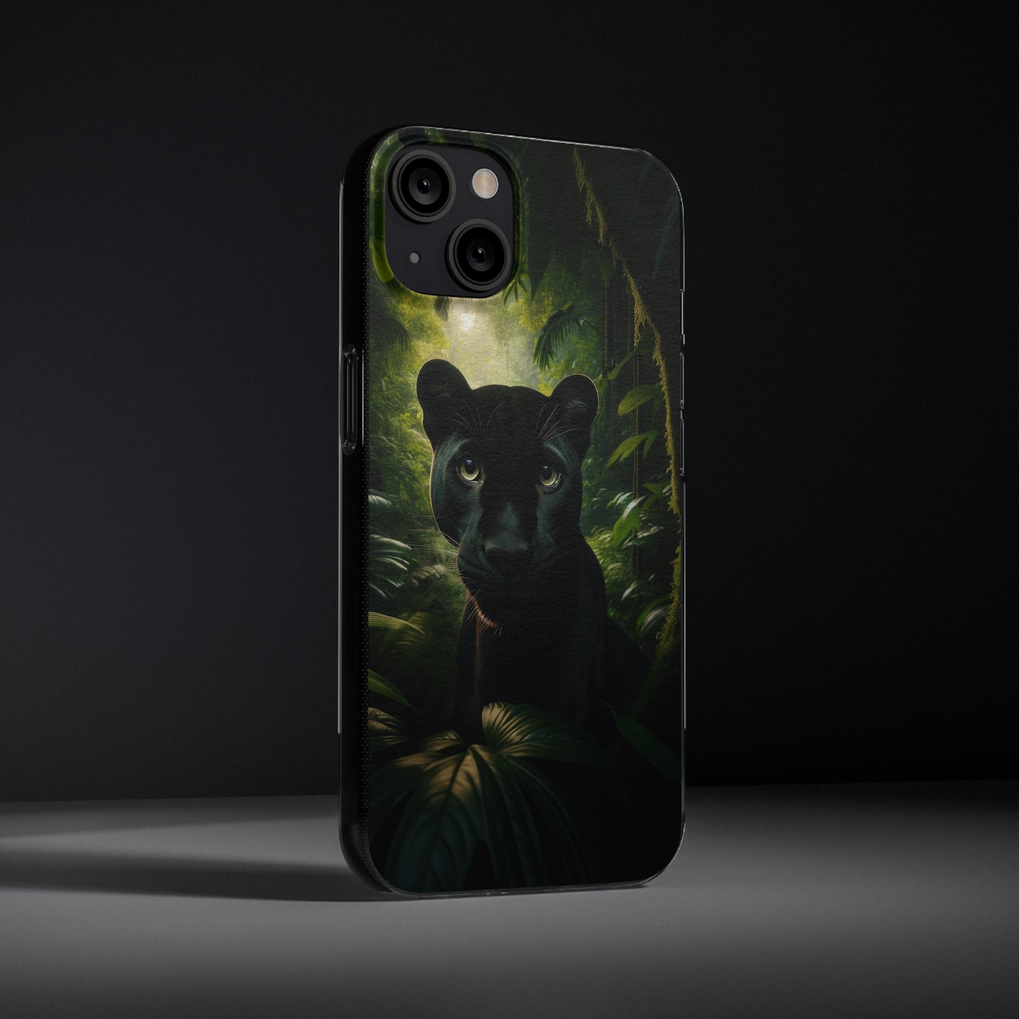 Curious Panther - Soft Phone Case