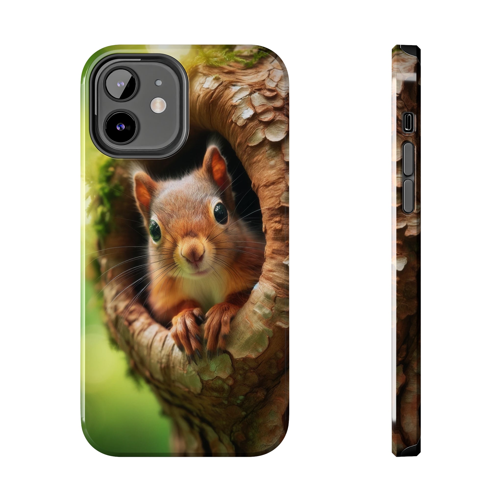 Squirrel in a tree - Tough Phone Case