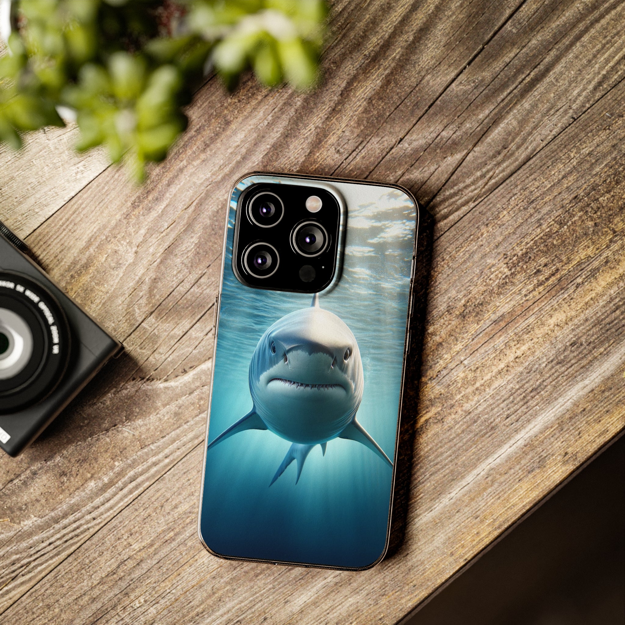 Curious Shark - Soft Phone Case