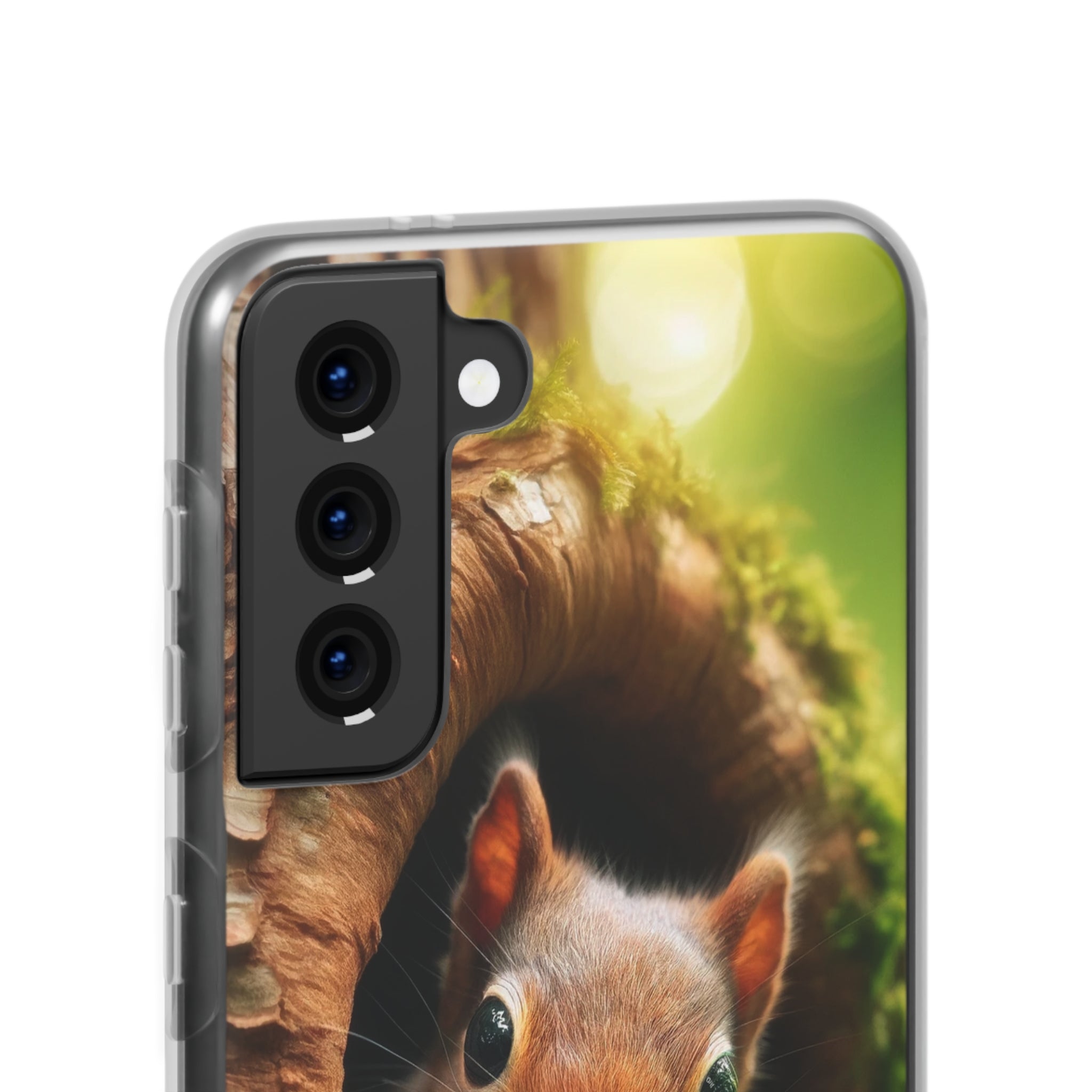 Squirrel in a treehole - Flexi Case (Samsung only)