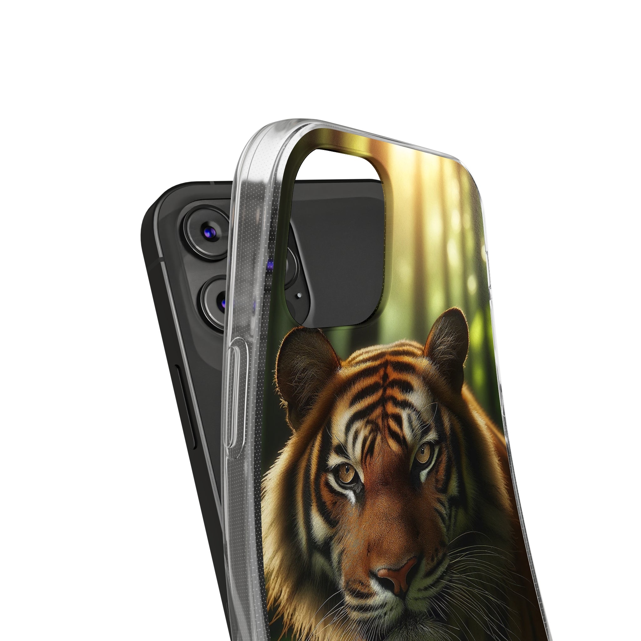 Curious Tiger - Soft Phone Case