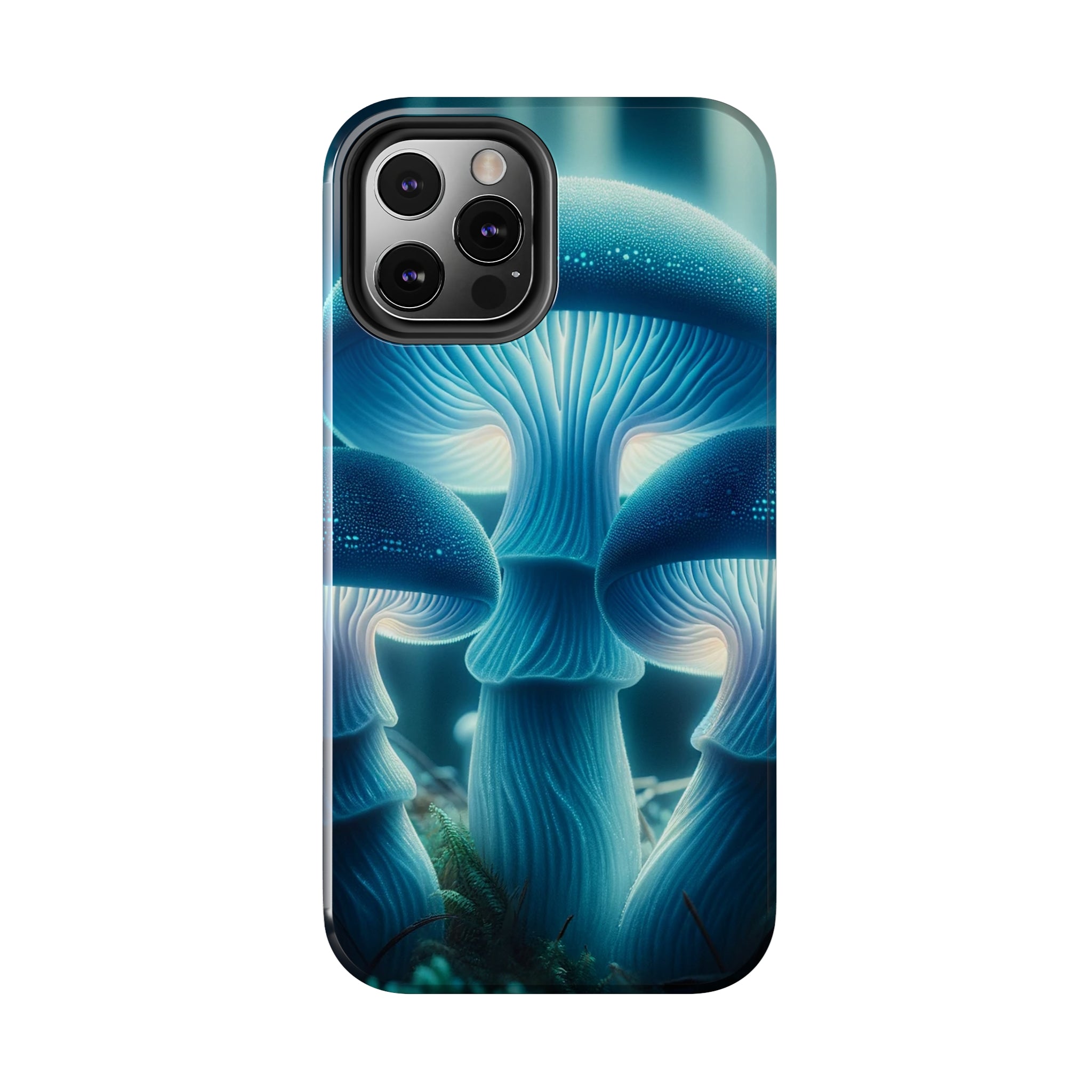 Blue Mushrooms - Tough Phone Case