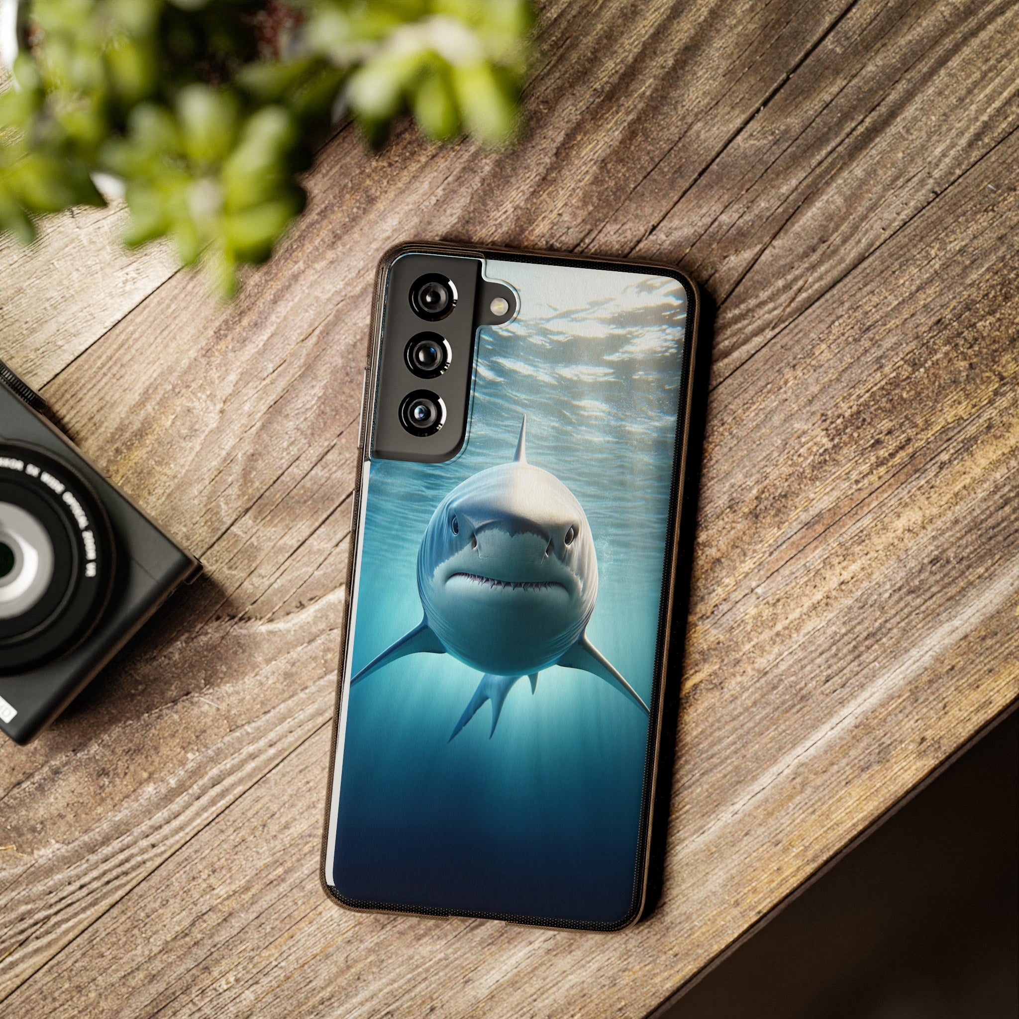 Curious Shark - Soft Phone Case