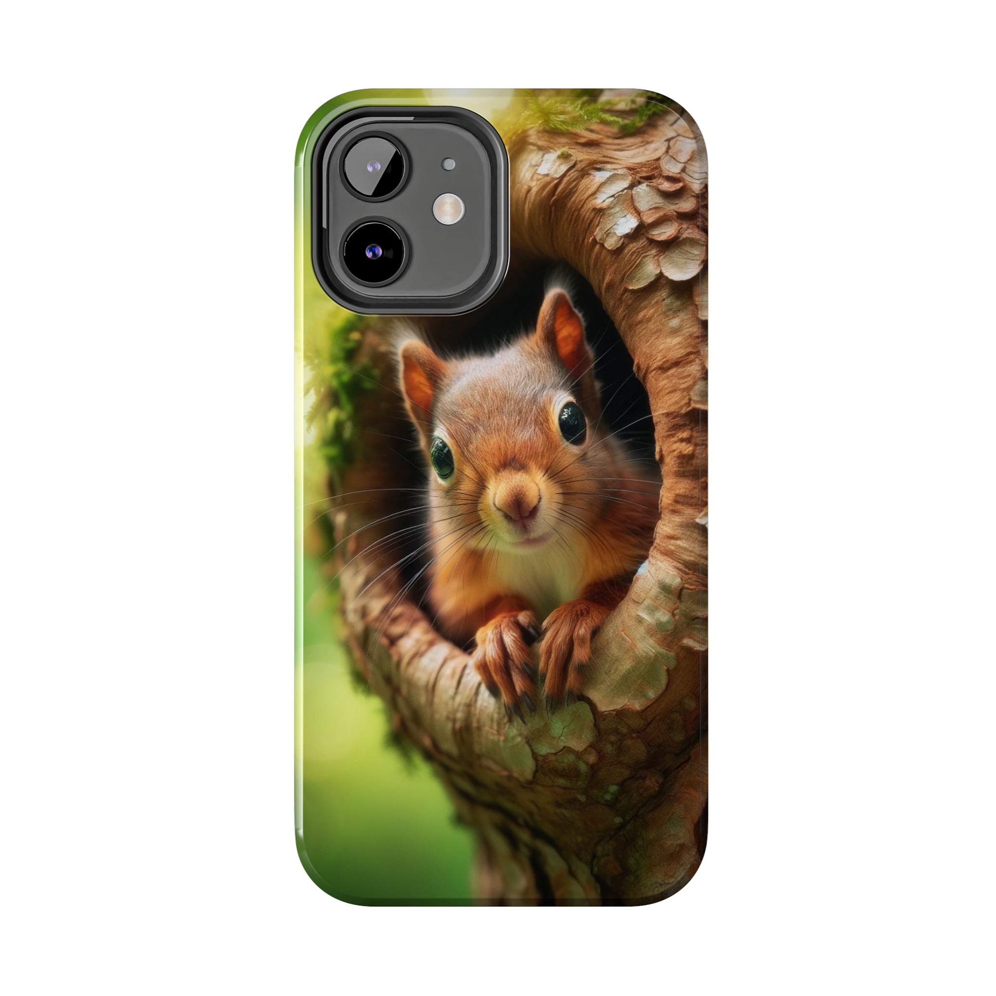 Squirrel in a tree - Tough Phone Case