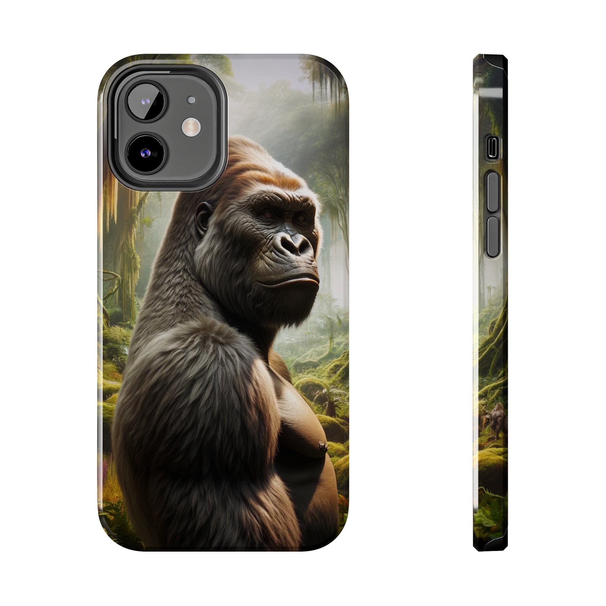 Curious gorilla - Tough Phone Case