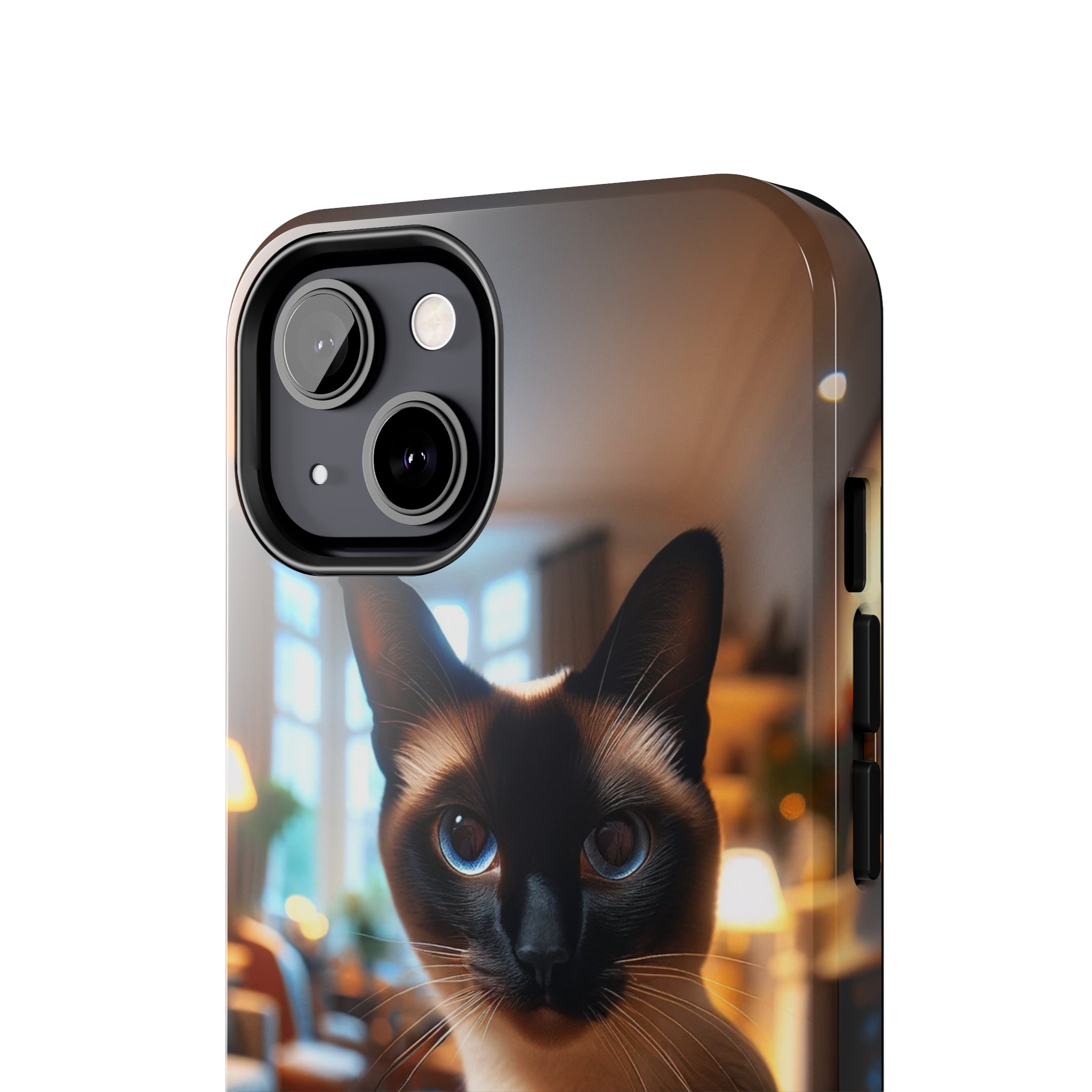 Curious cat - Tough Phone Case