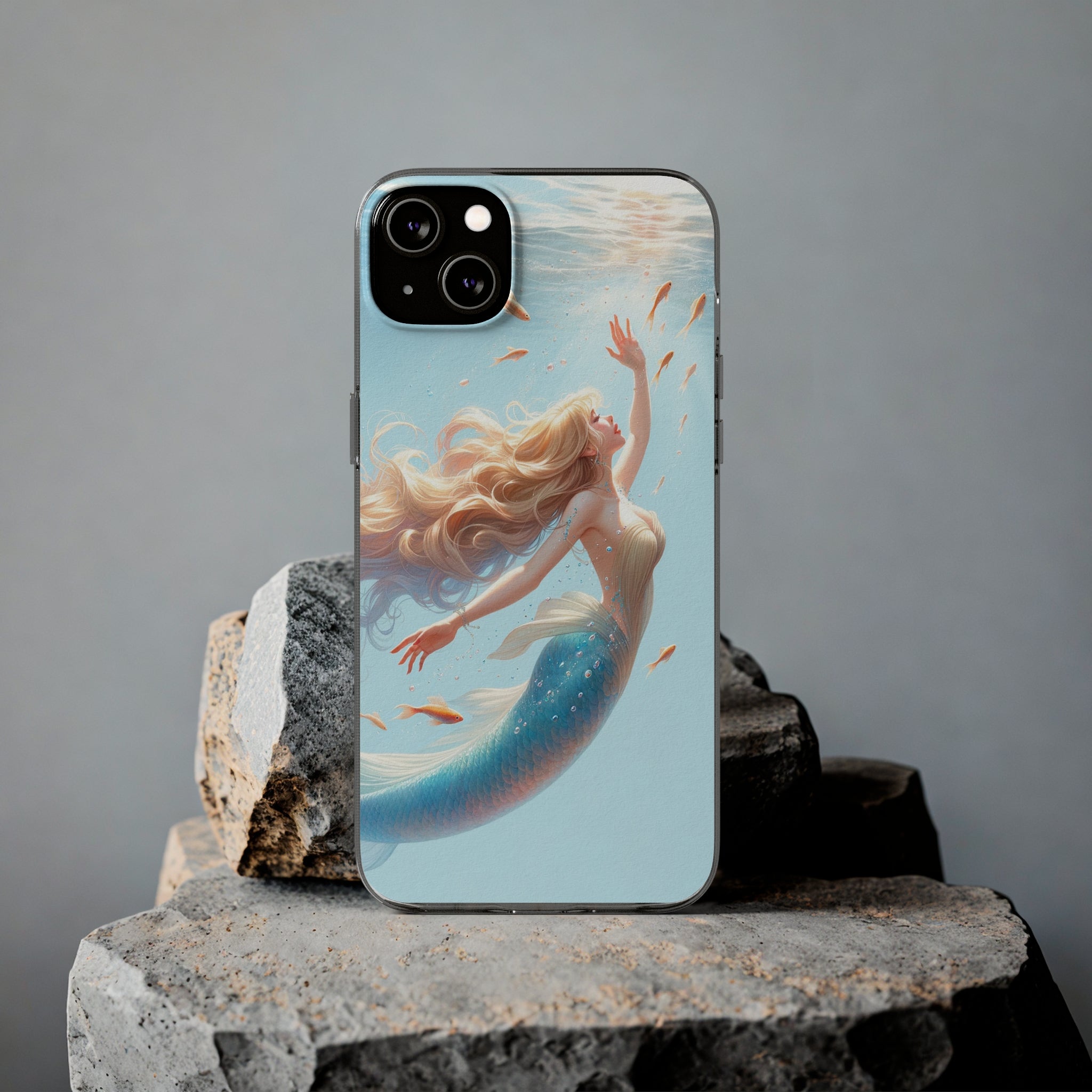 Blond Mermaid - Soft Phone Case