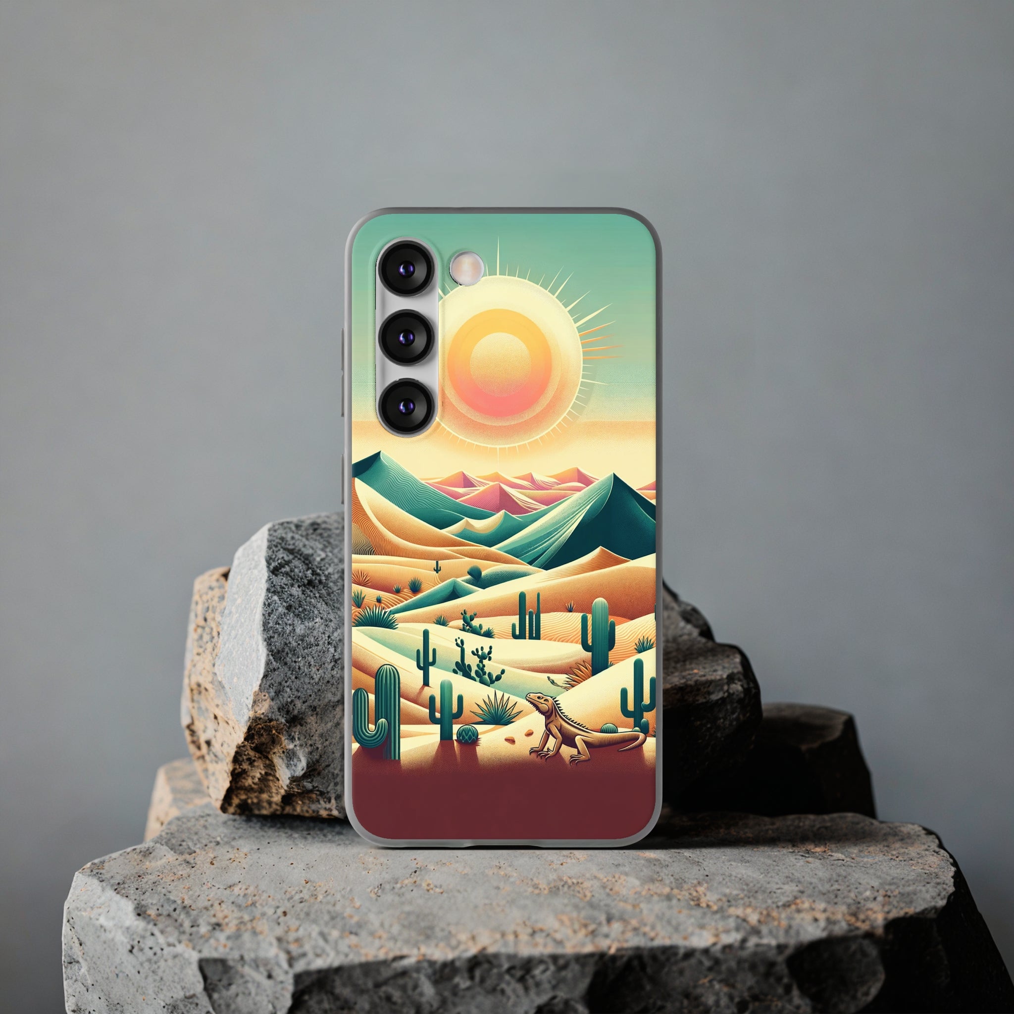 Iguana in the desert - Flexi Case (Samsung only)