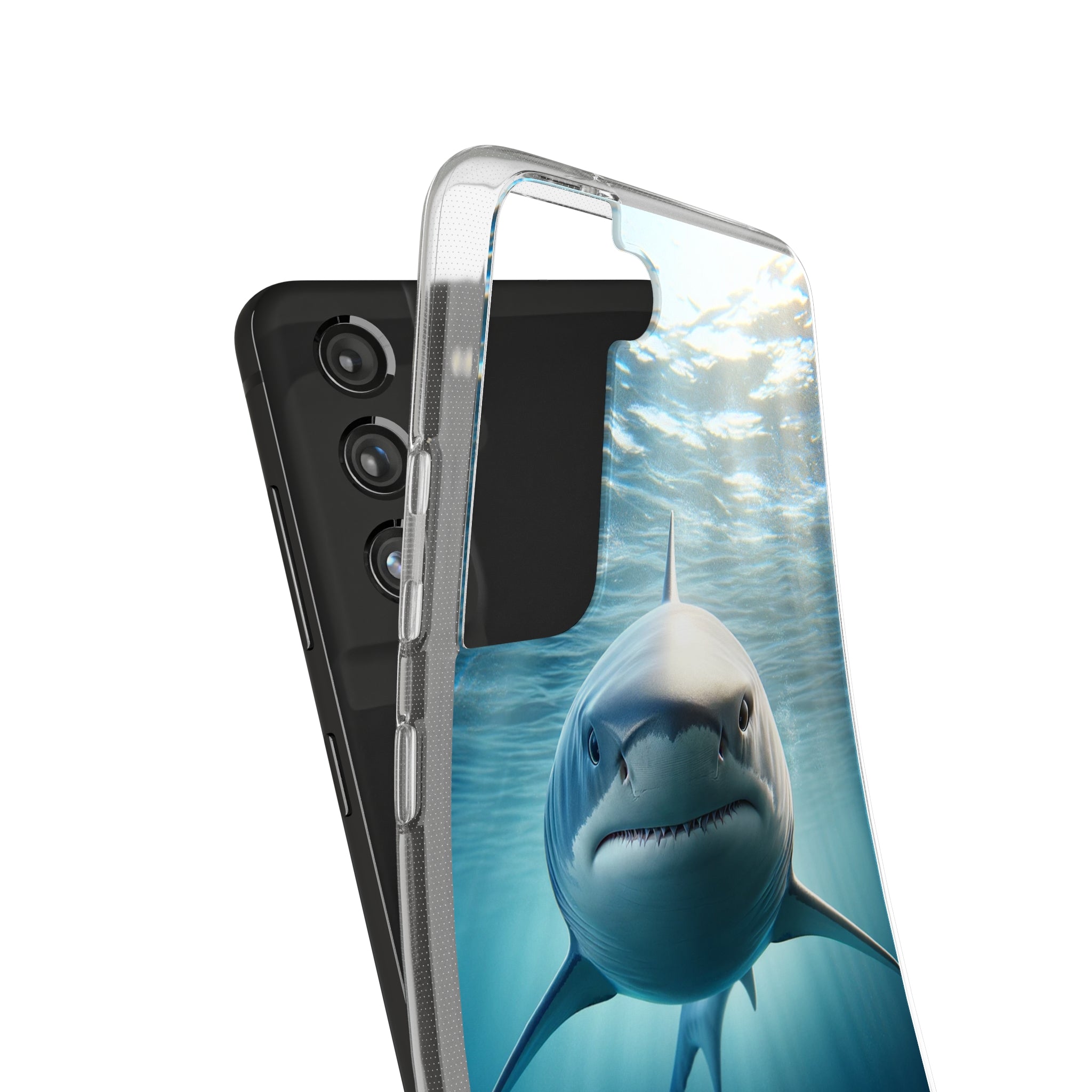 Curious Shark - Soft Phone Case