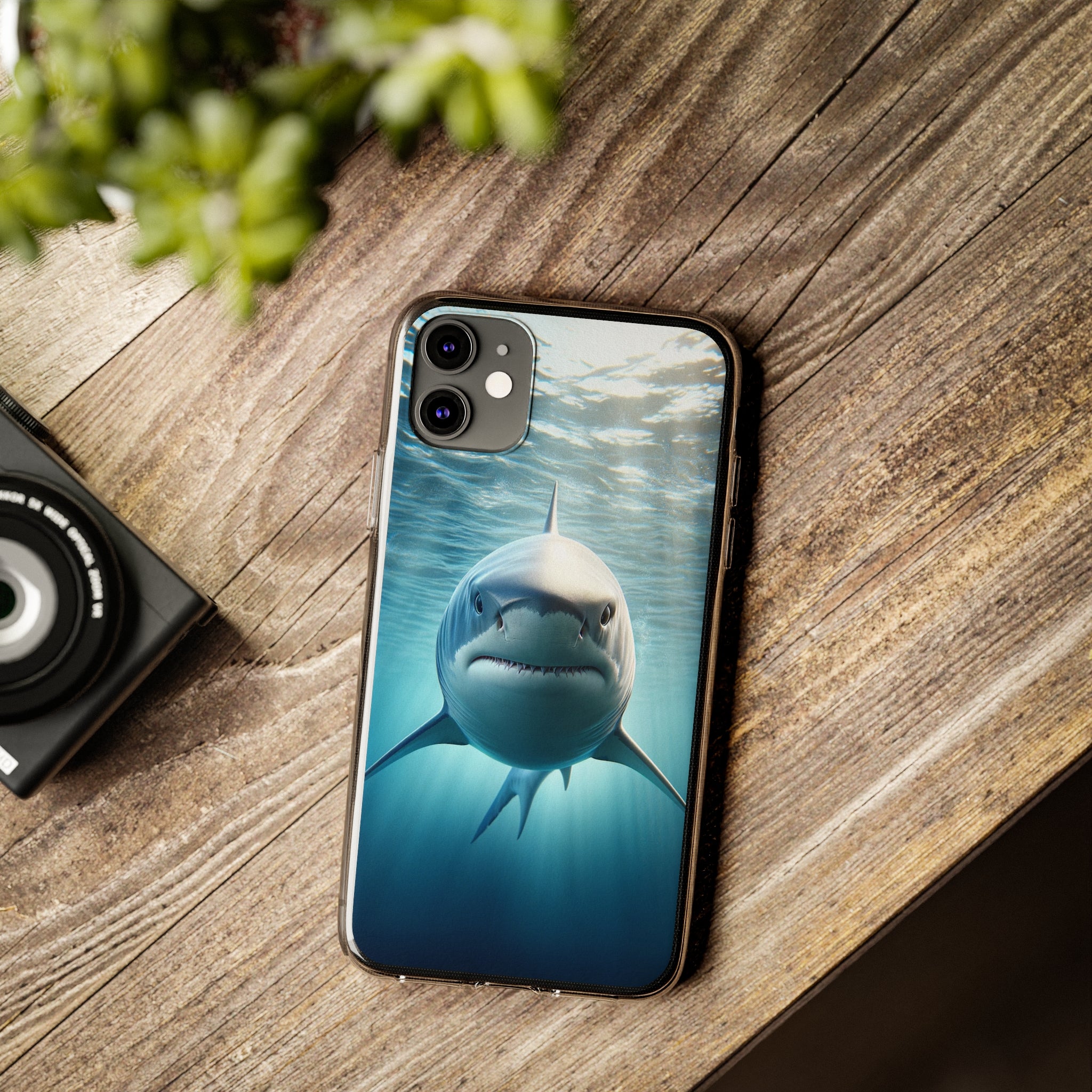 Curious Shark - Soft Phone Case