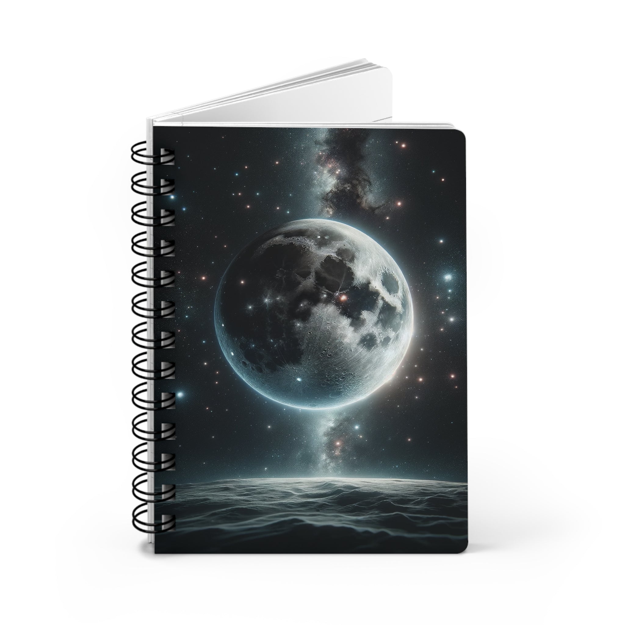 Moon 2 - Spiral Notebook