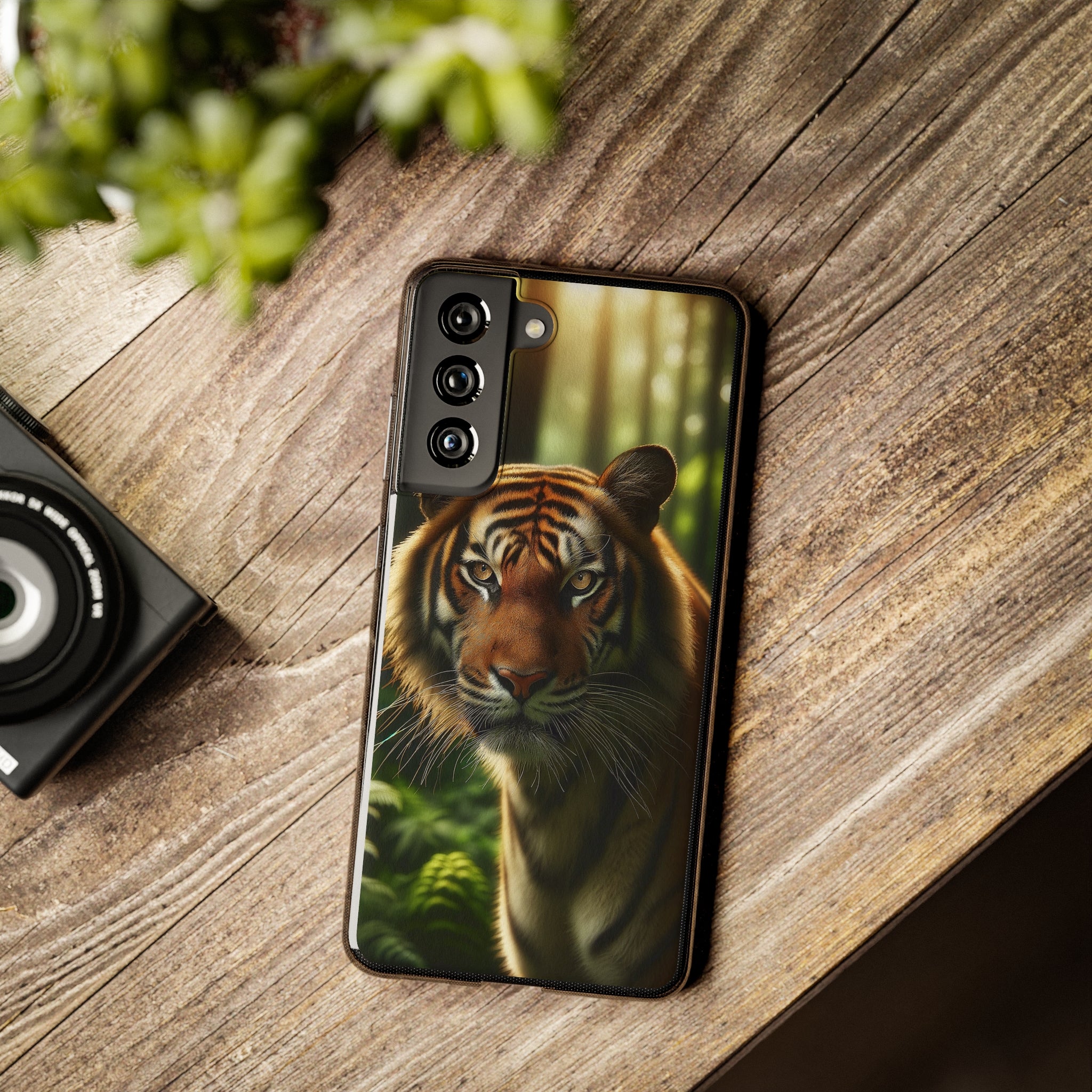 Curious Tiger - Soft Phone Case