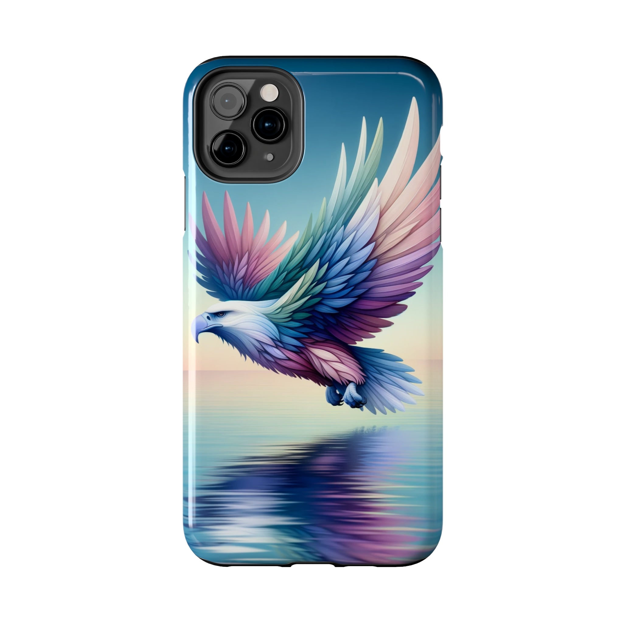 Eagle with colourful feathers - Tough Phone Case