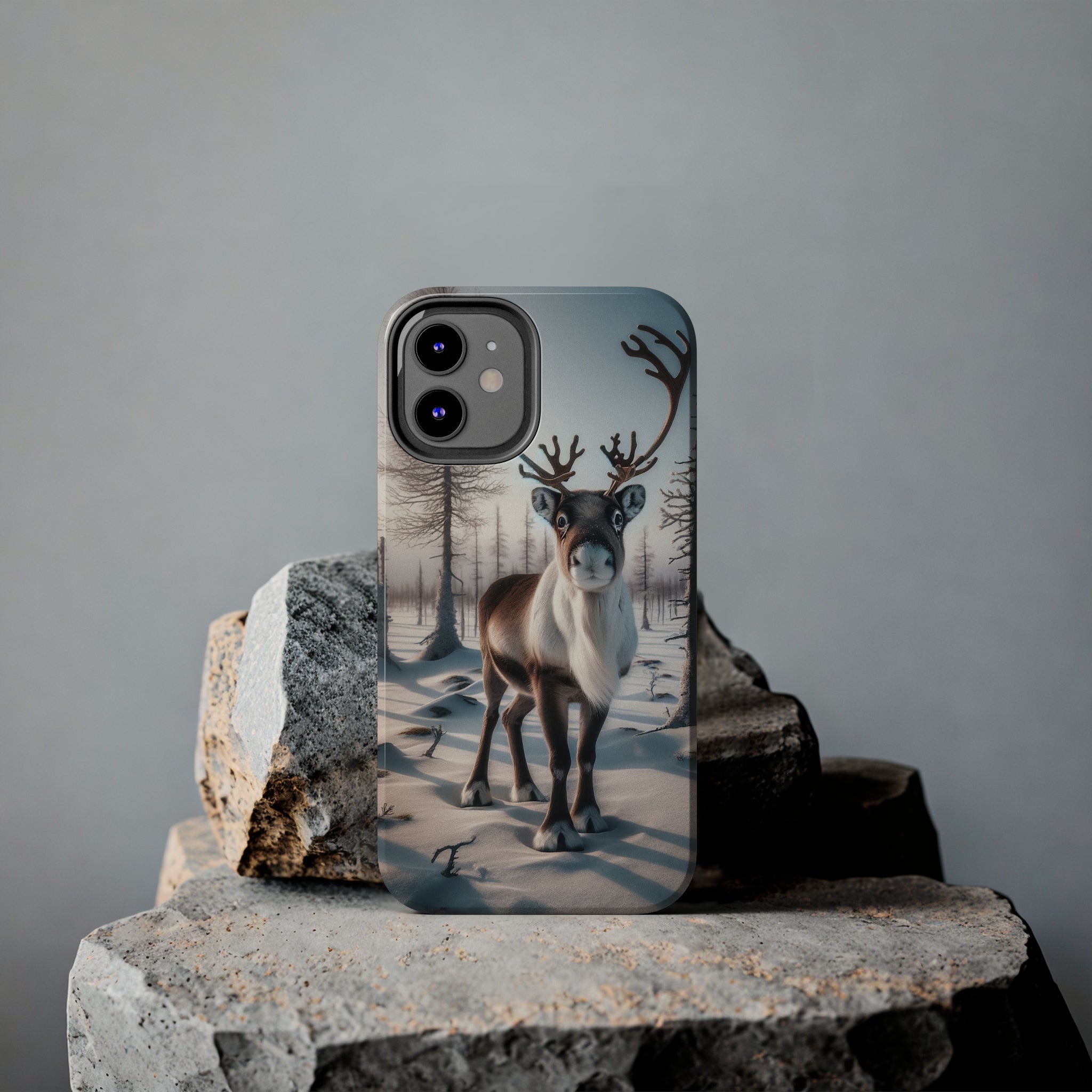 Curious reindeer - Tough Phone Case