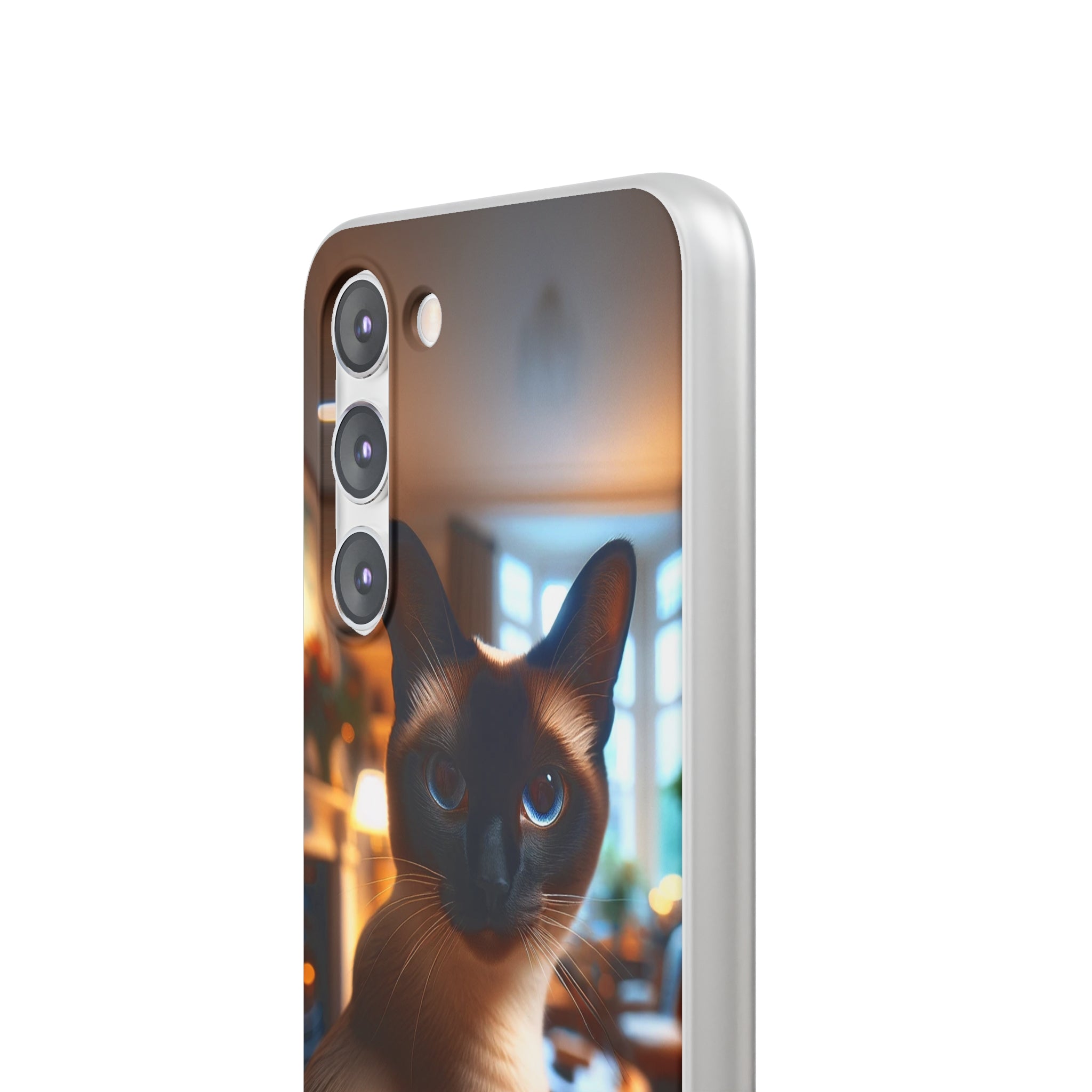 Curious Siamese cat - Flexi Case (Samsung only)