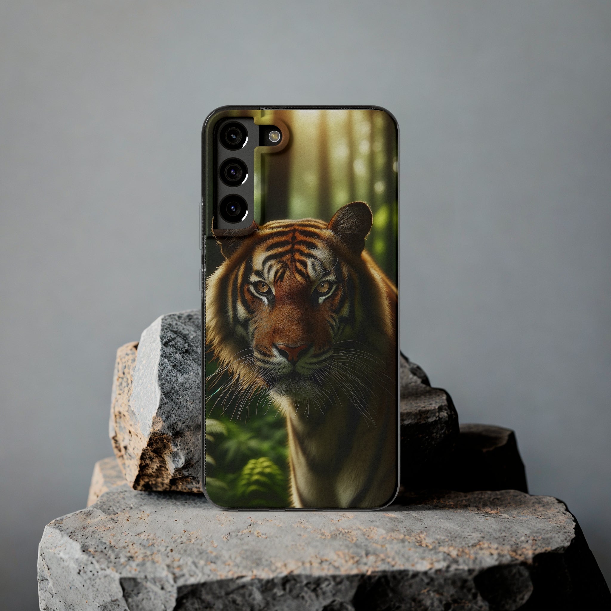 Curious Tiger - Soft Phone Case